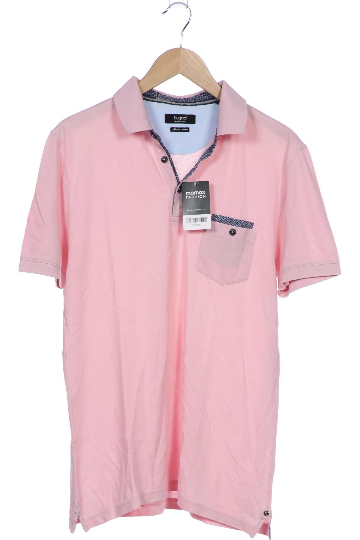 

Bugatti Herren Poloshirt, pink, Gr. 52