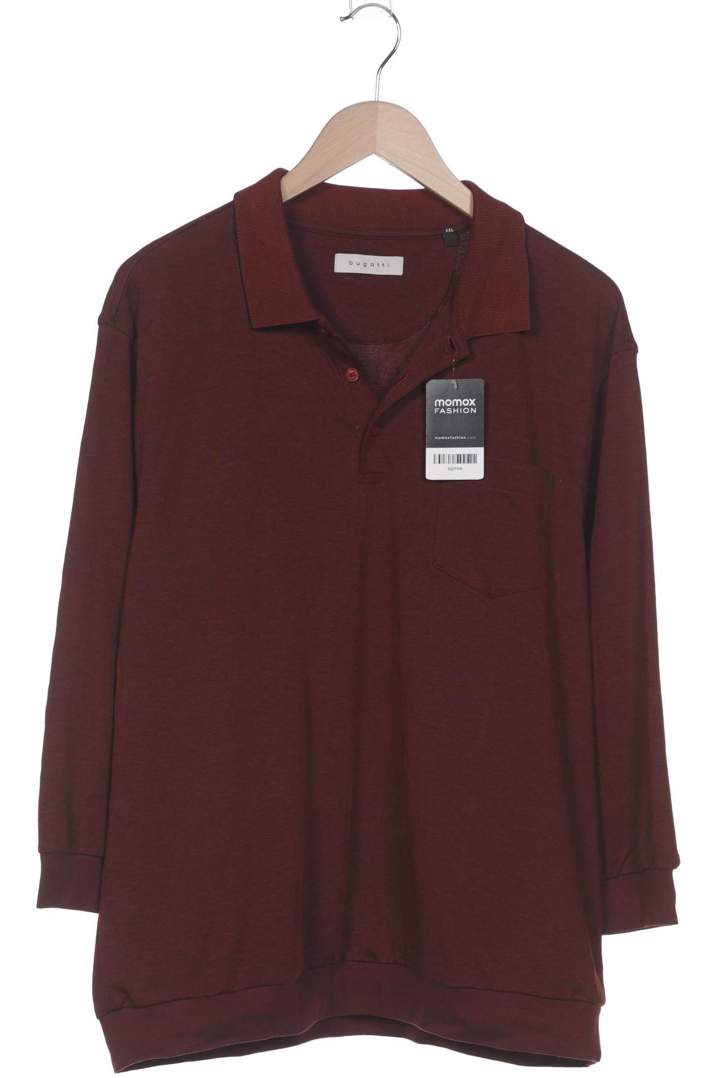 Thumbnail - Bugatti Herren Poloshirt, bordeaux, Gr. 56