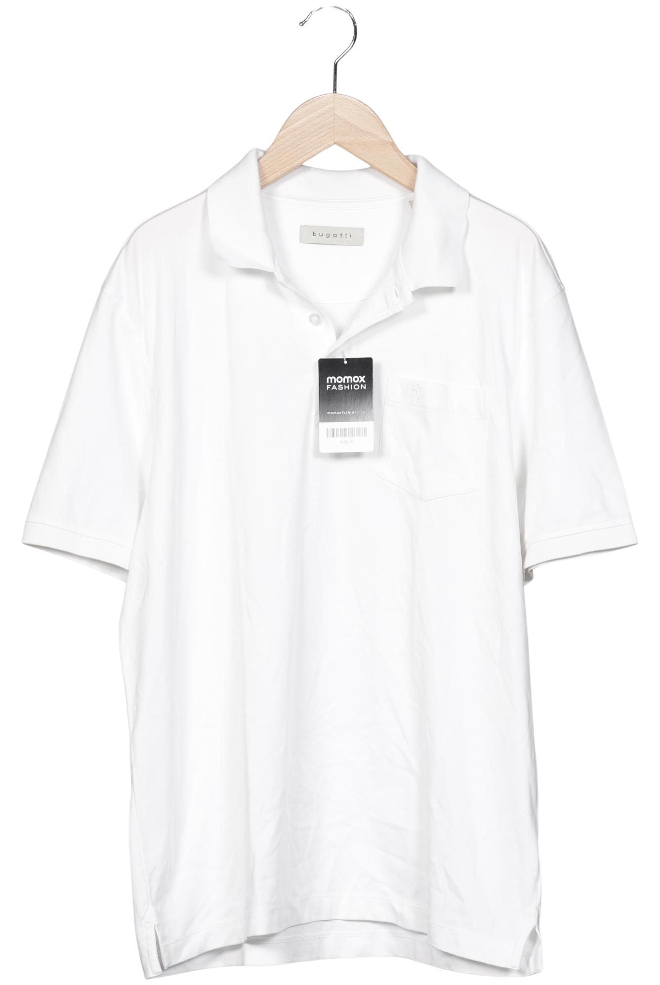 

Bugatti Herren Poloshirt, weiß, Gr. 48