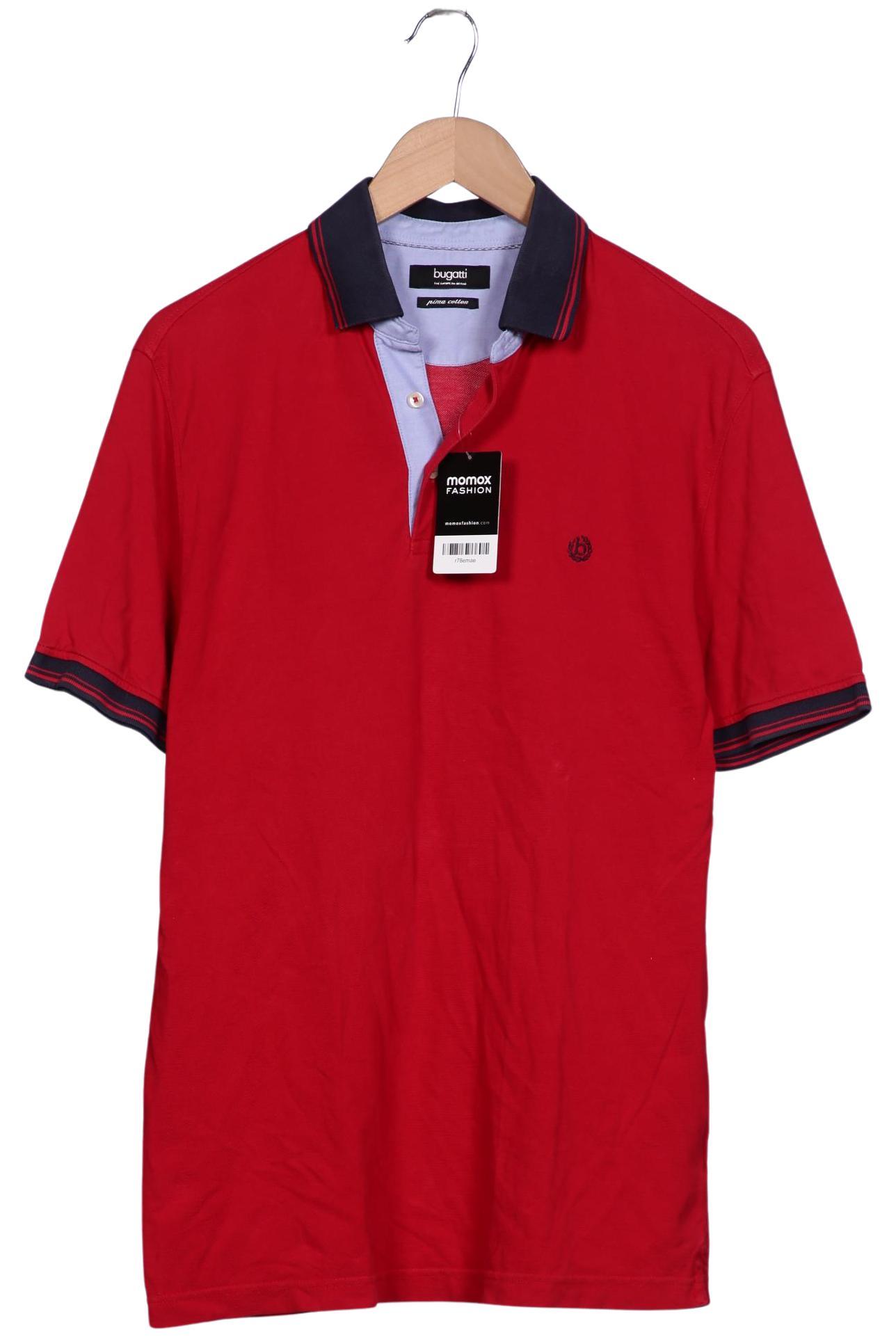 

Bugatti Herren Poloshirt, rot, Gr. 48