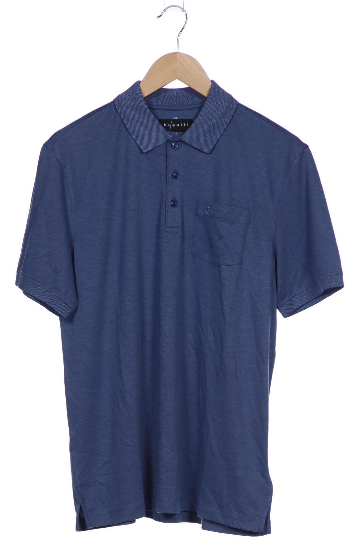 

Bugatti Herren Poloshirt, blau, Gr. 48