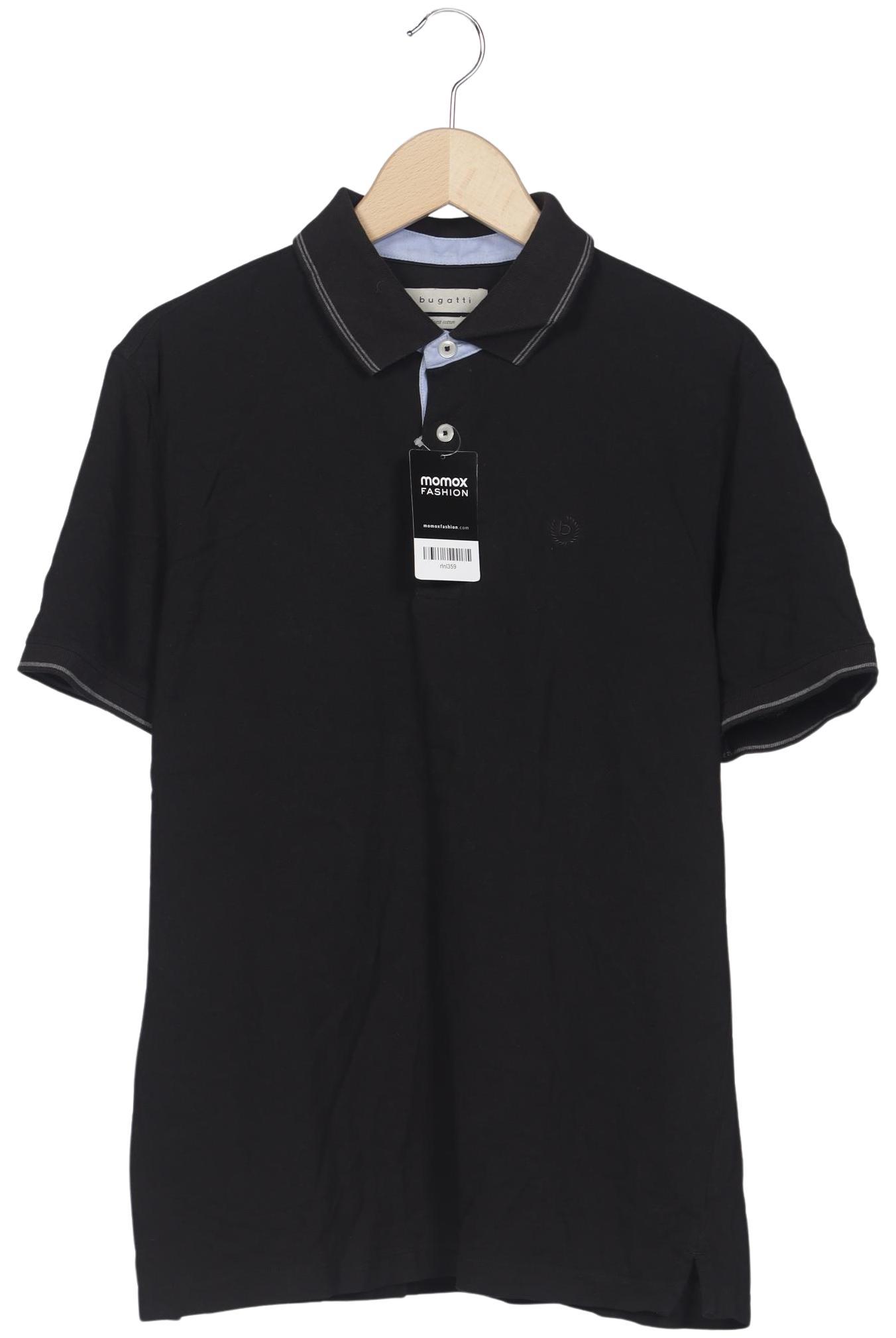 

Bugatti Herren Poloshirt, schwarz, Gr. 52