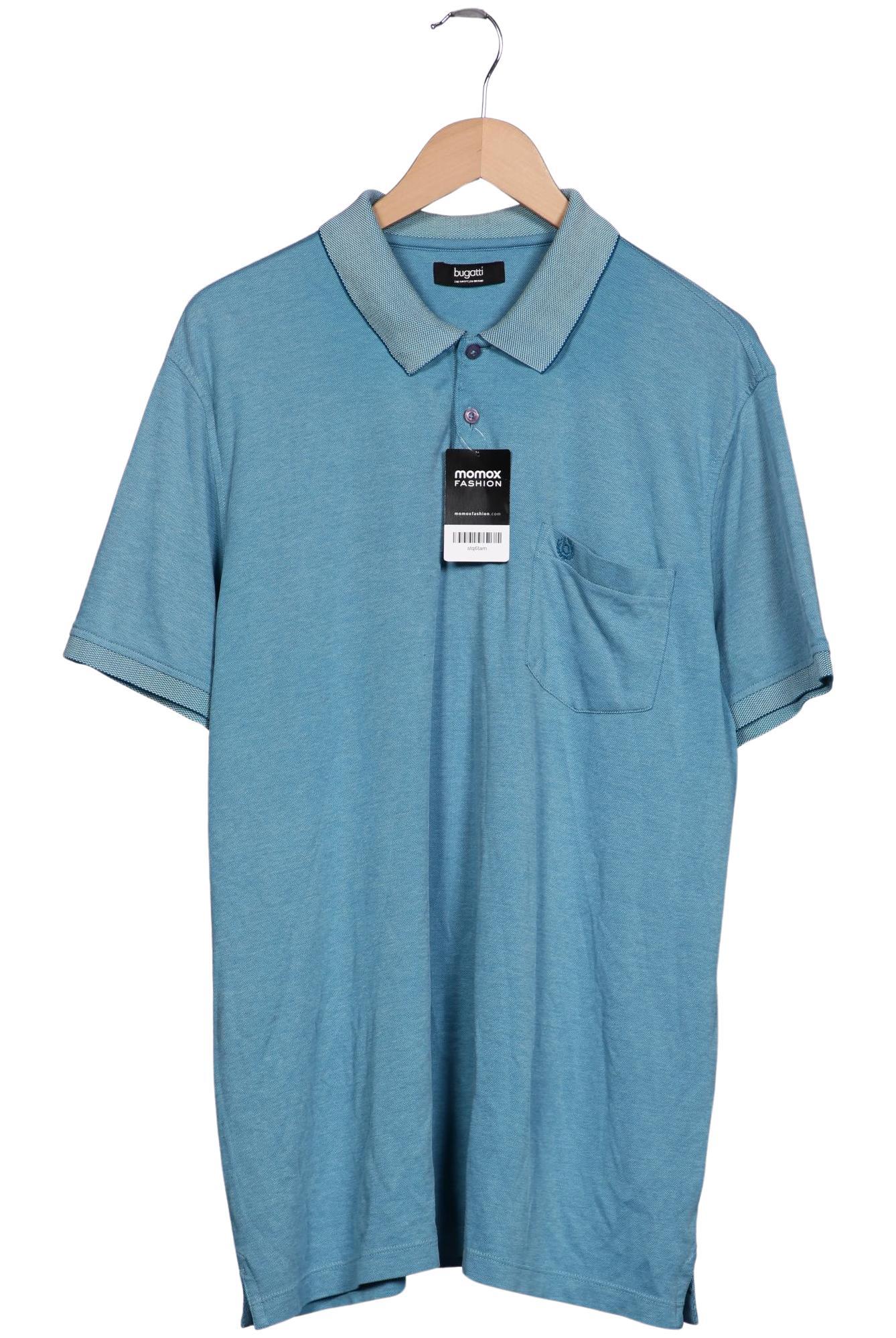 

Bugatti Herren Poloshirt, türkis, Gr. 56