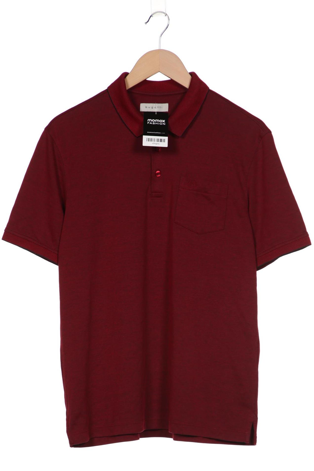 

Bugatti Herren Poloshirt, bordeaux, Gr. 48
