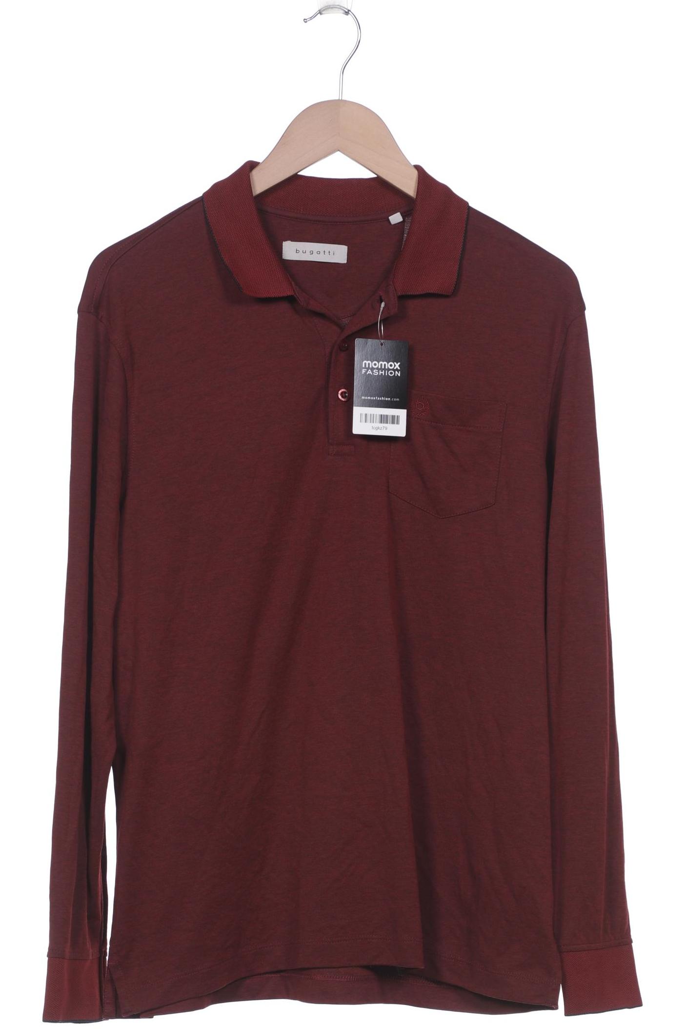 

Bugatti Herren Poloshirt, bordeaux, Gr. 48
