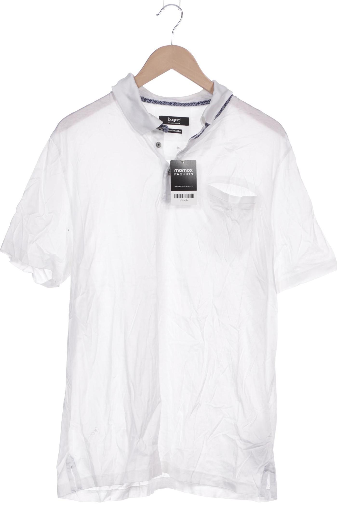 

Bugatti Herren Poloshirt, weiß, Gr. 56
