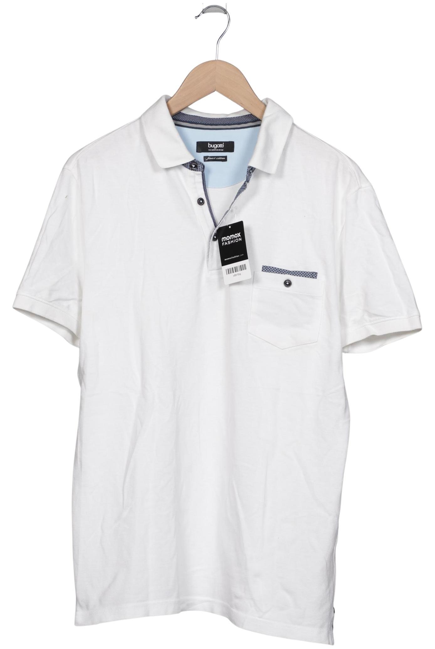 

Bugatti Herren Poloshirt, weiß, Gr. 52