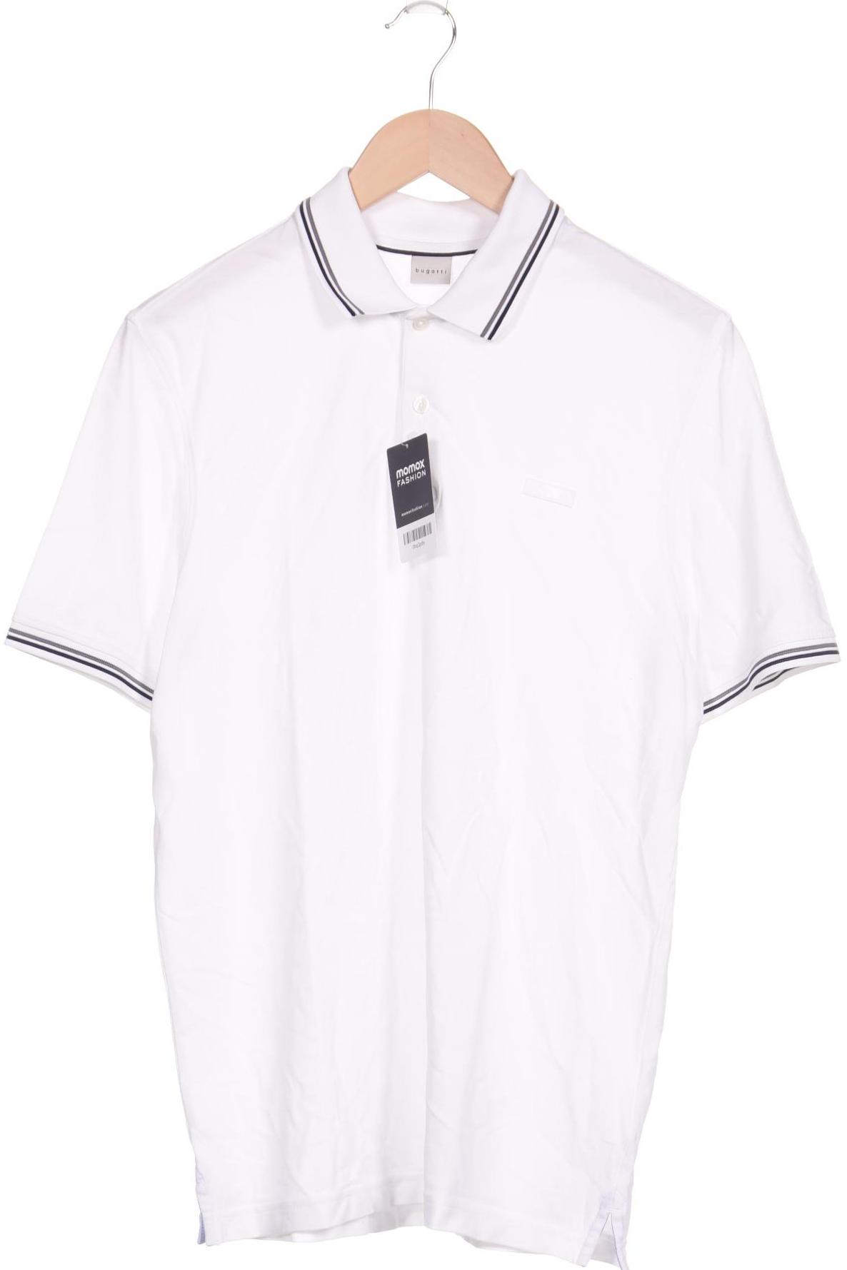 

Bugatti Herren Poloshirt, weiß, Gr. 48