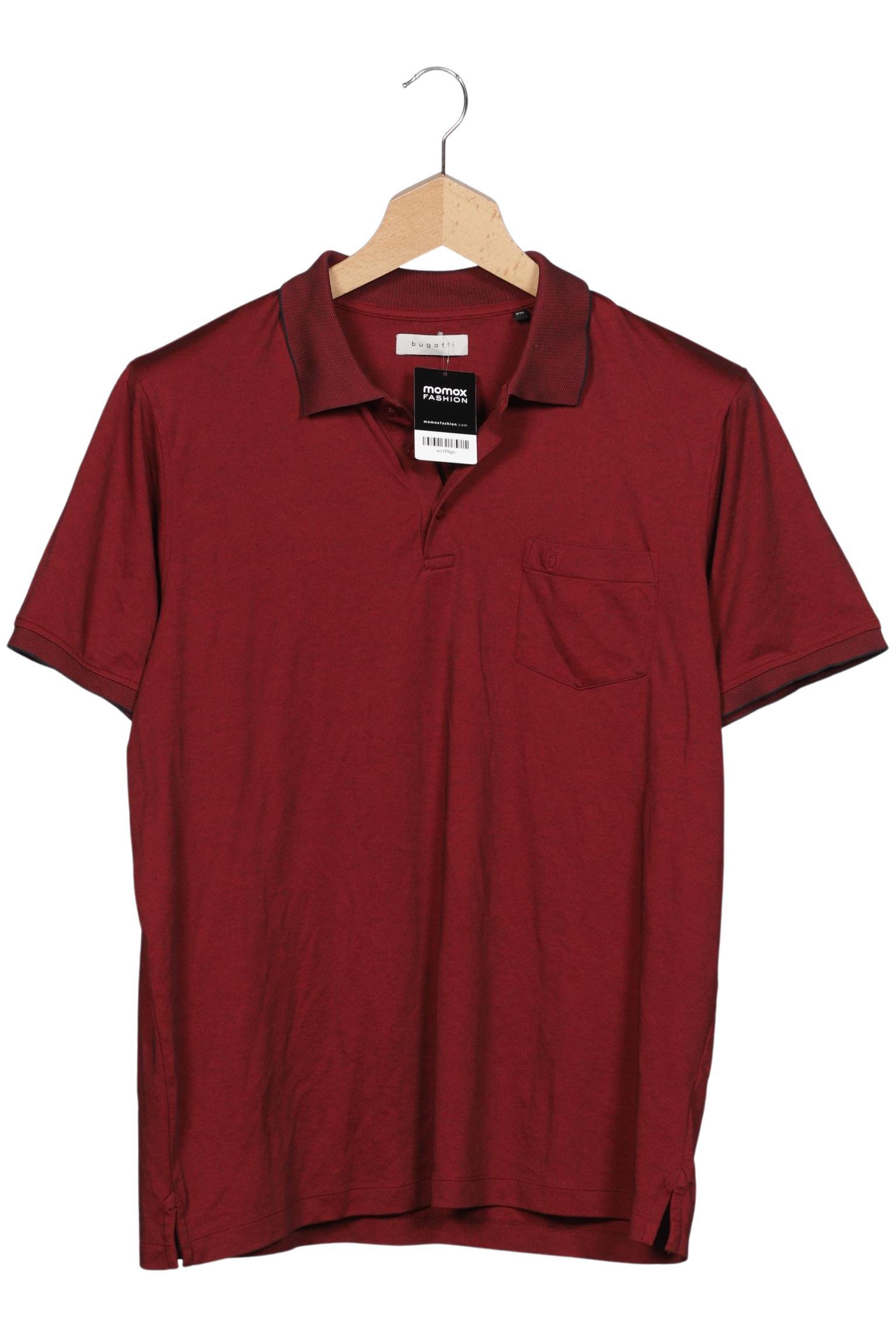 

Bugatti Herren Poloshirt, bordeaux, Gr. 56