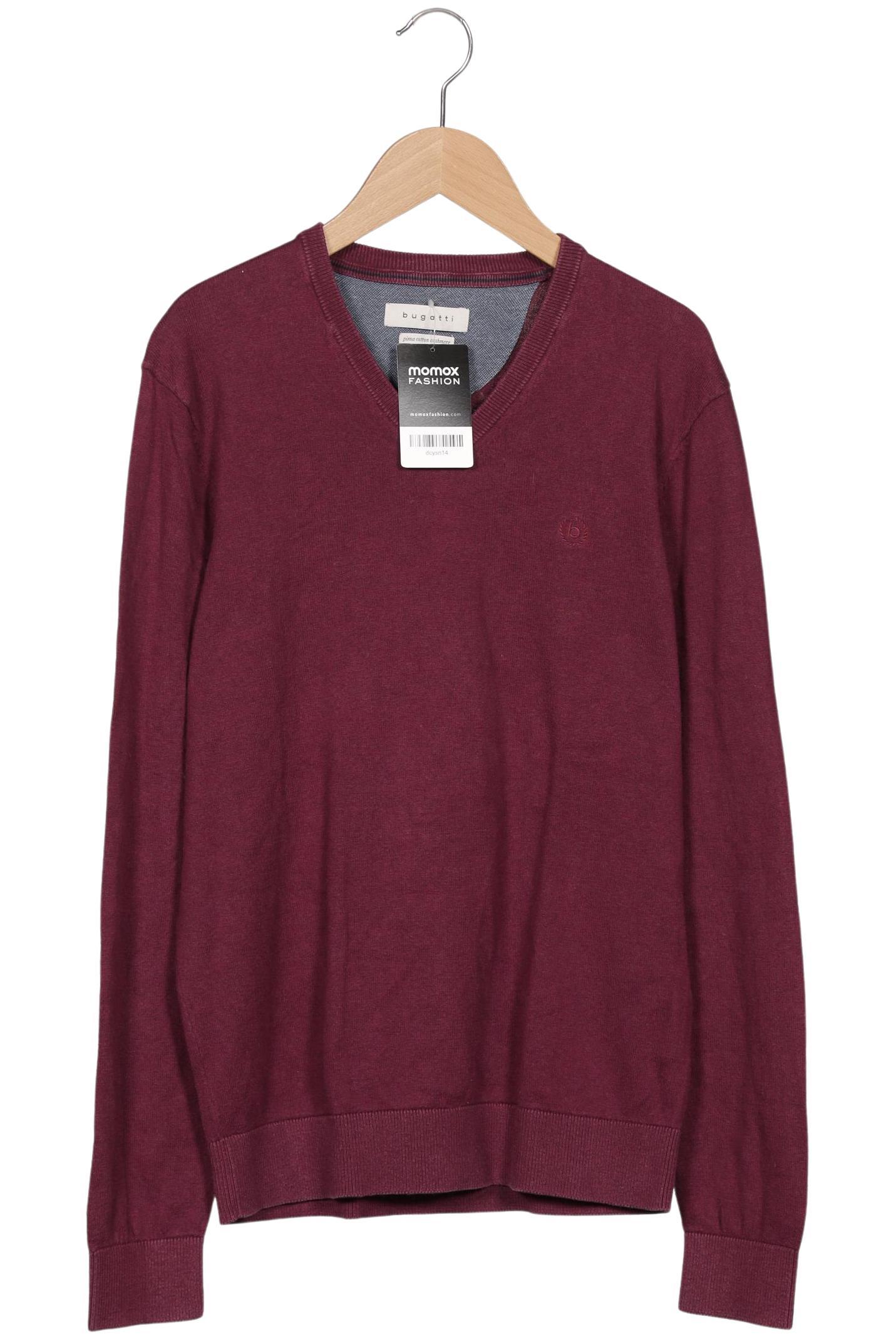 

Bugatti Herren Pullover, bordeaux, Gr. 48
