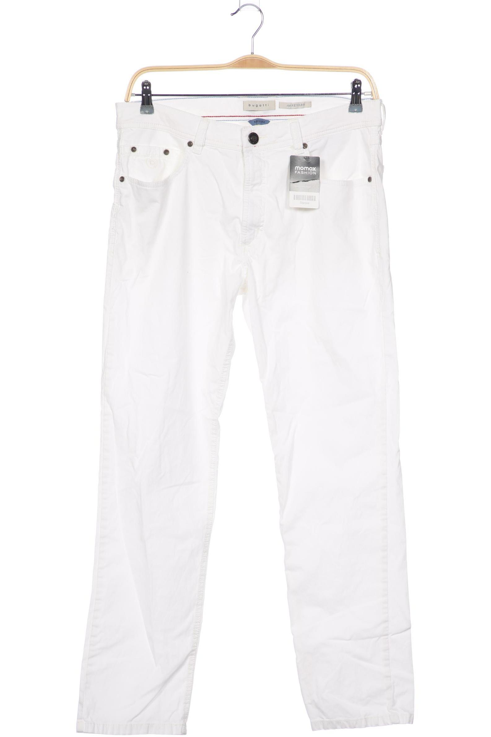 

Bugatti Herren Stoffhose, weiß, Gr. 36