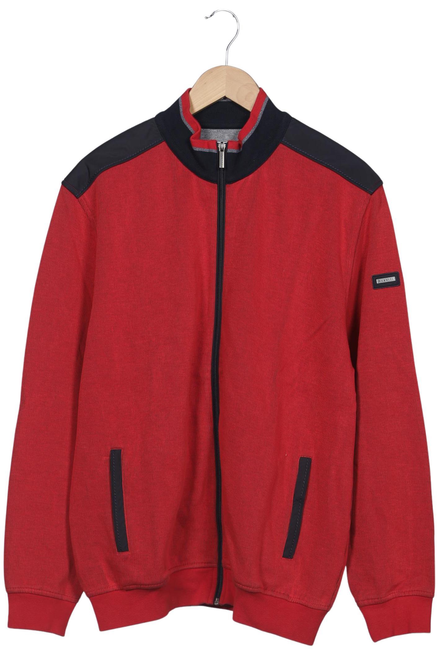 Thumbnail - Bugatti Herren Strickjacke, rot, Gr. 56