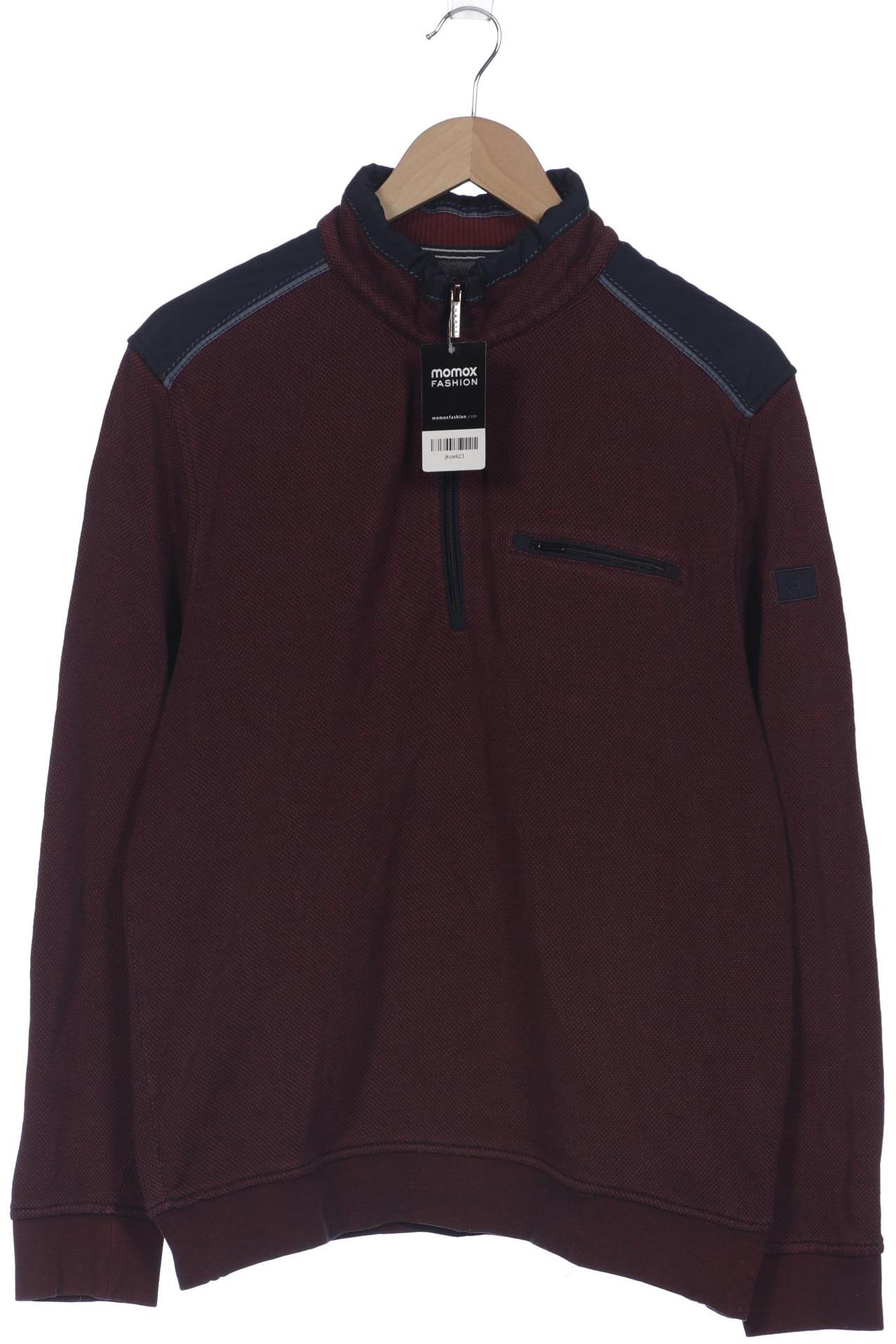 

Bugatti Herren Sweatshirt, bordeaux, Gr. 52