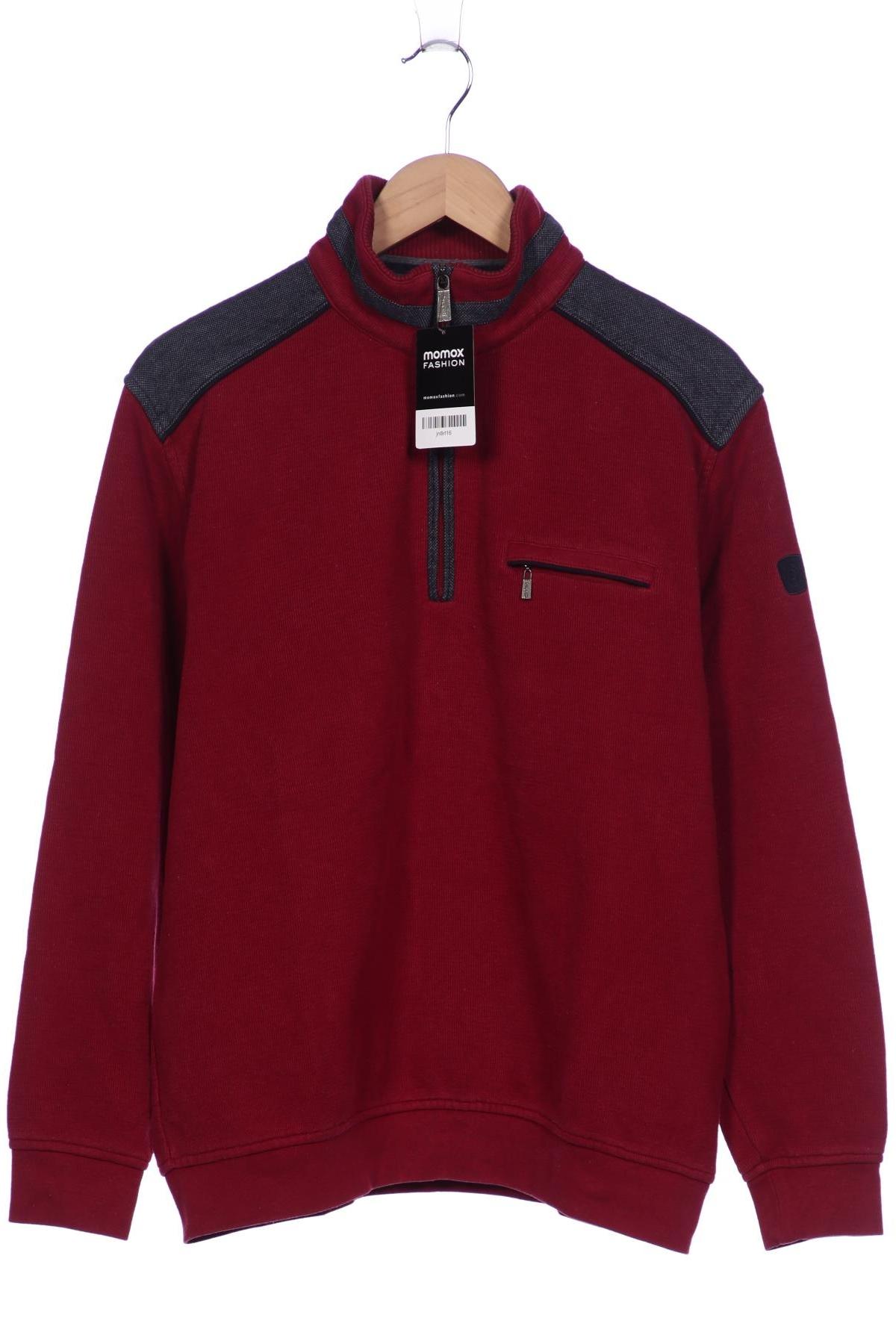 

Bugatti Herren Sweatshirt, bordeaux, Gr. 52
