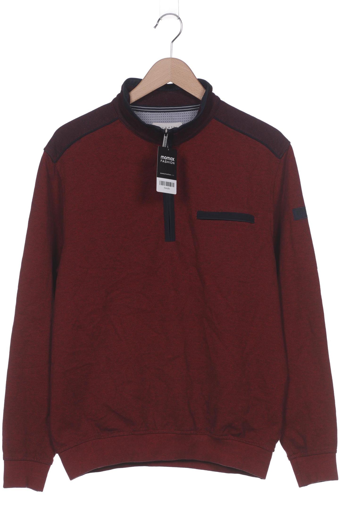 

Bugatti Herren Sweatshirt, bordeaux, Gr. 52