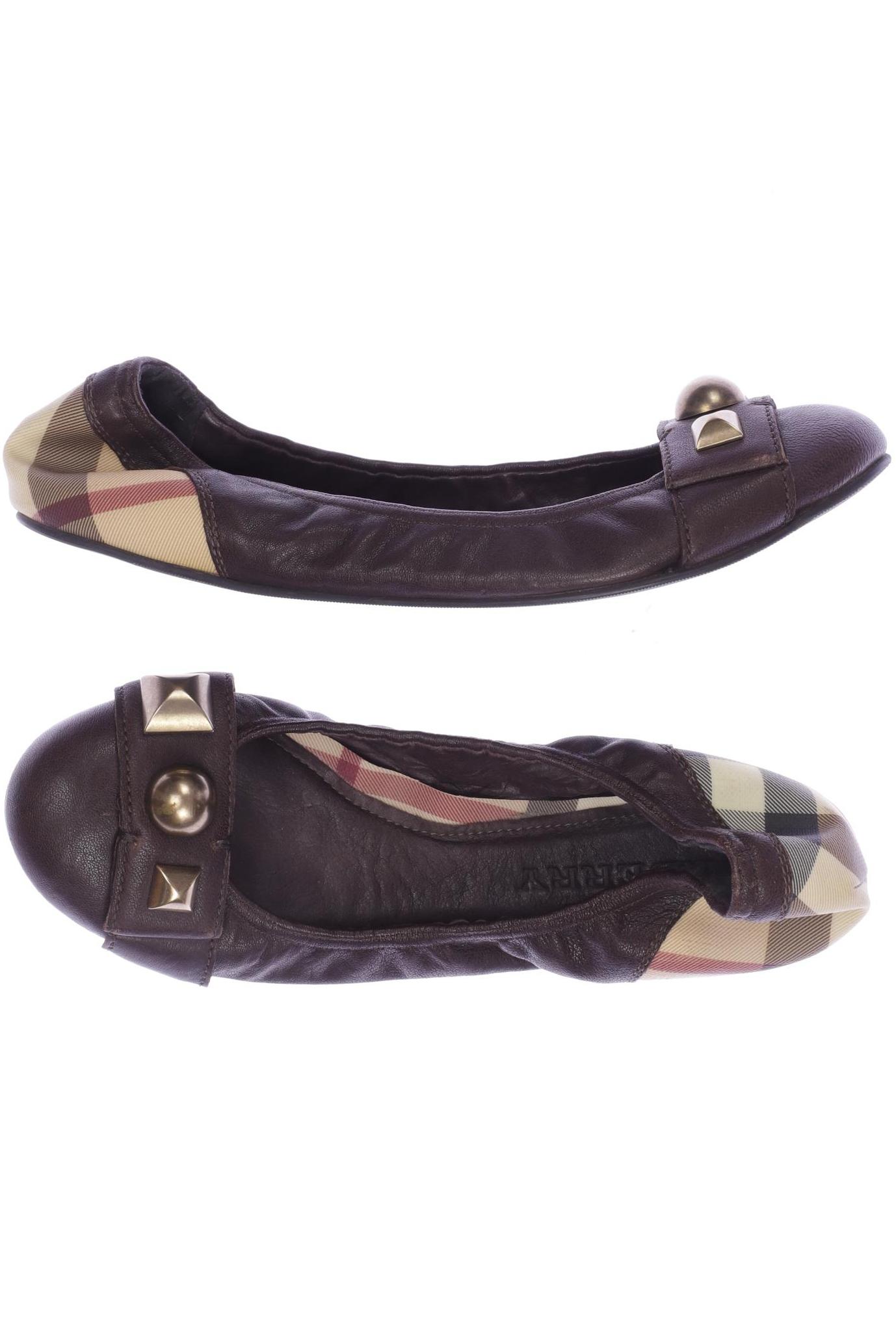 

Burberry Damen Ballerinas, bordeaux, Gr. 41