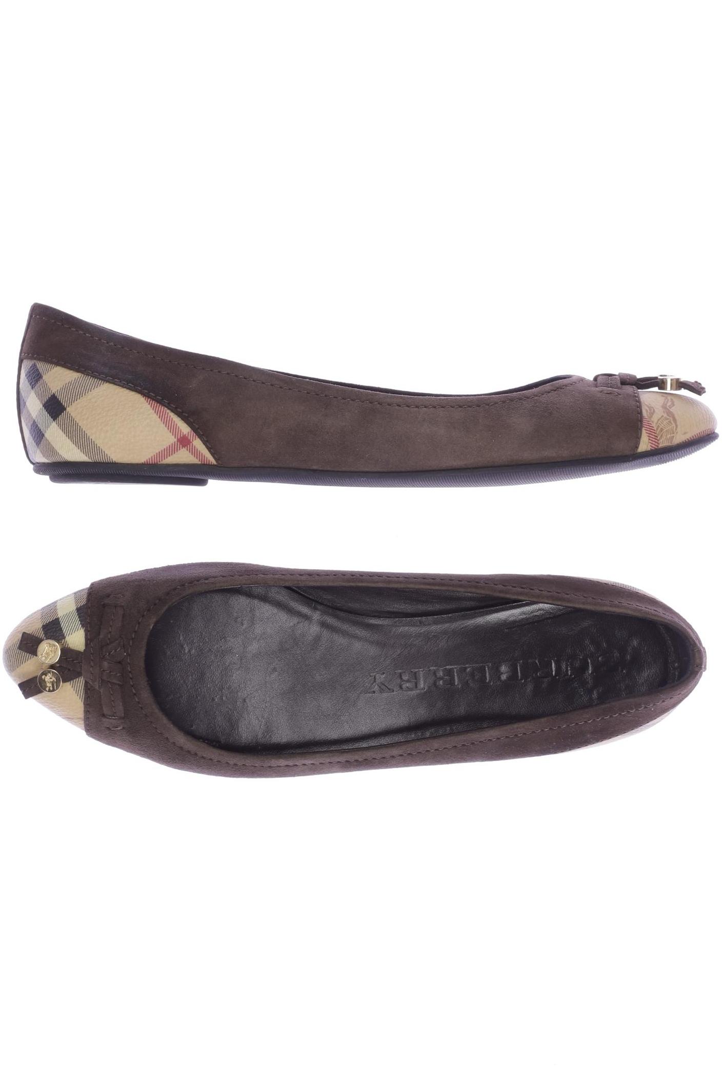 

Burberry Damen Ballerinas, braun, Gr. 38
