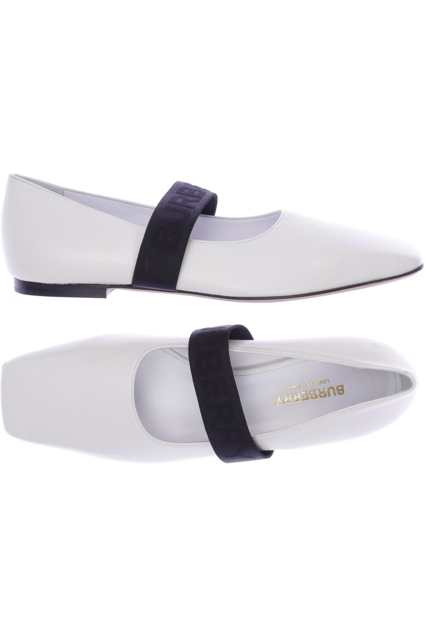 

Burberry Damen Ballerinas, weiß, Gr. 38
