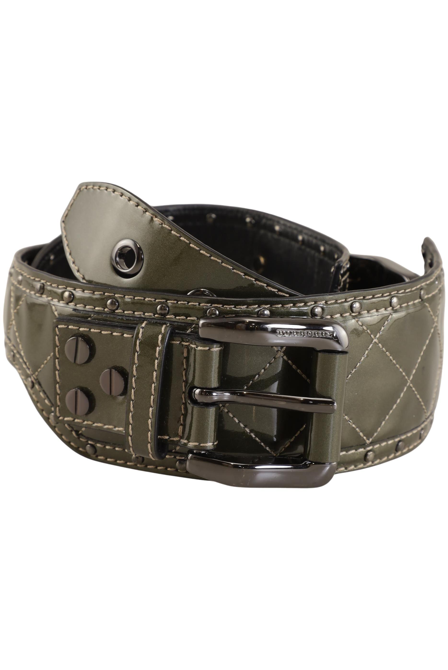 

Burberry Damen Gürtel, grün, Gr. 90