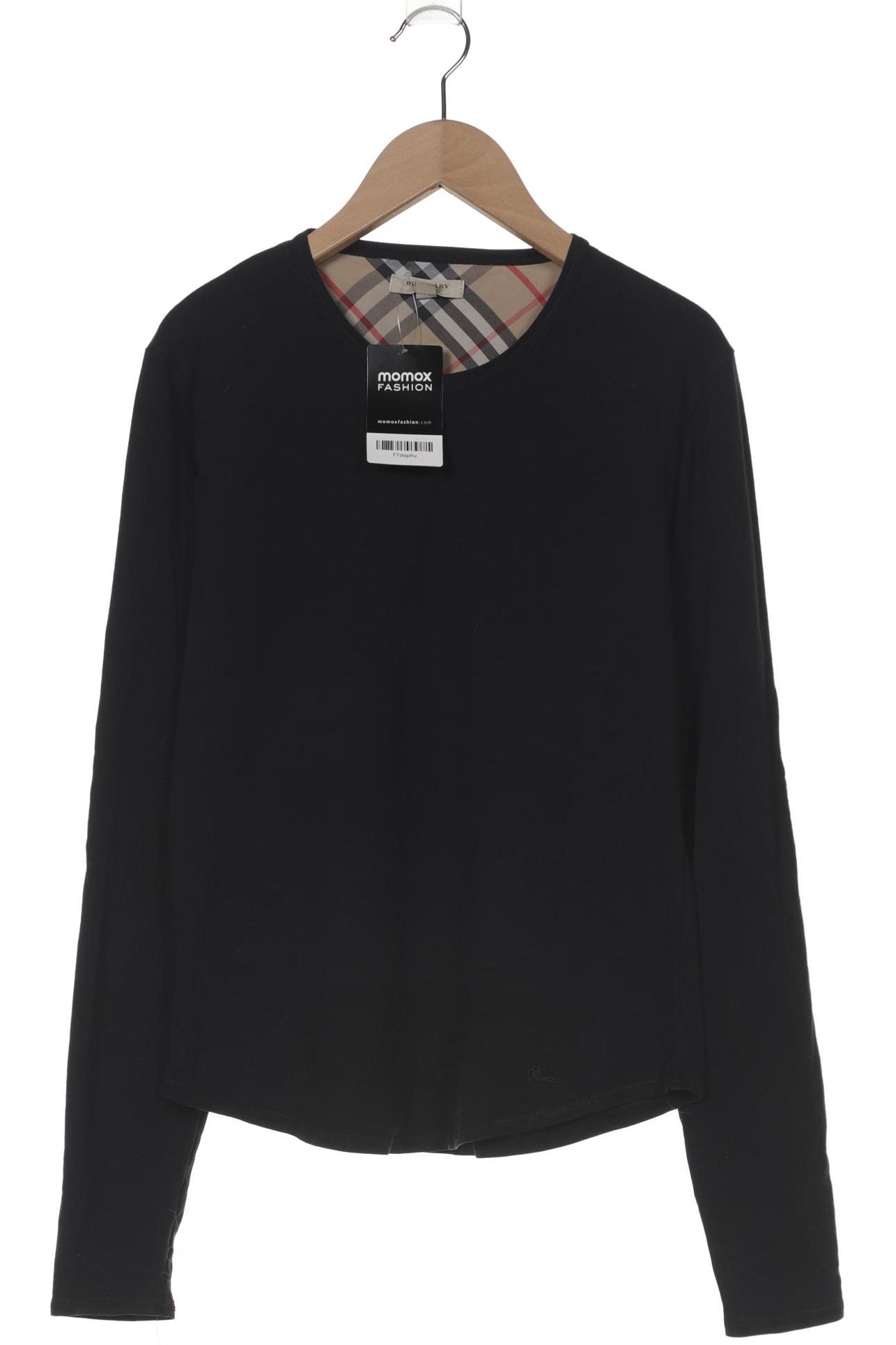 

Burberry Damen Langarmshirt, schwarz, Gr. 42