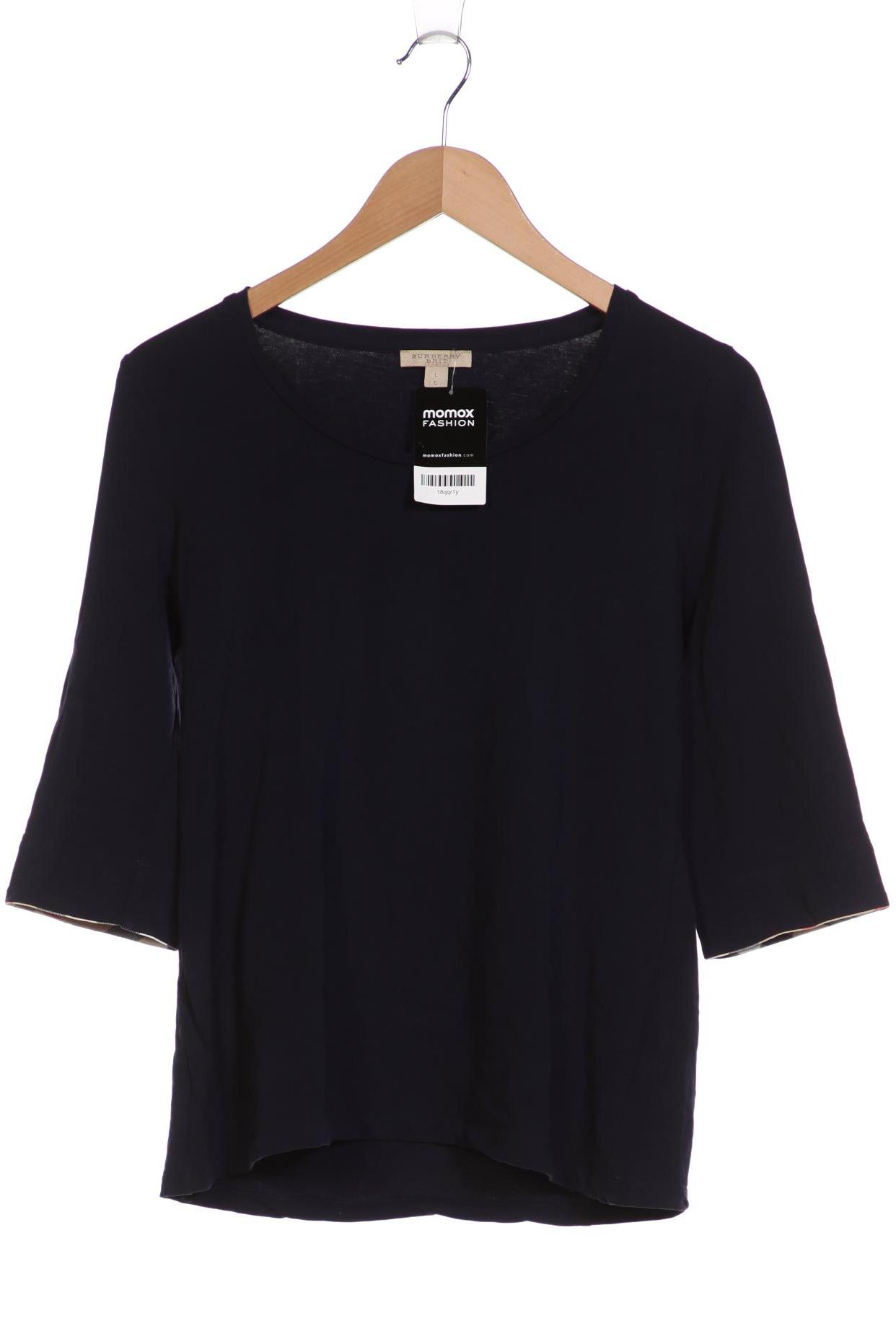 

Burberry Damen Langarmshirt, marineblau, Gr. 42