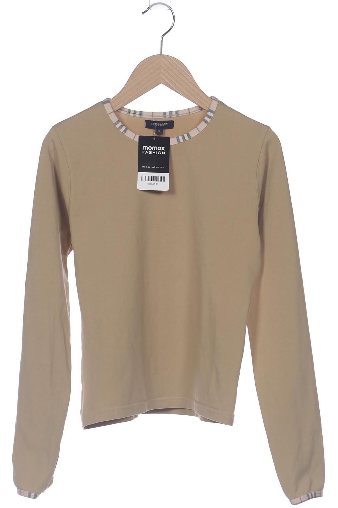 

Burberry Damen Langarmshirt, beige, Gr. 36