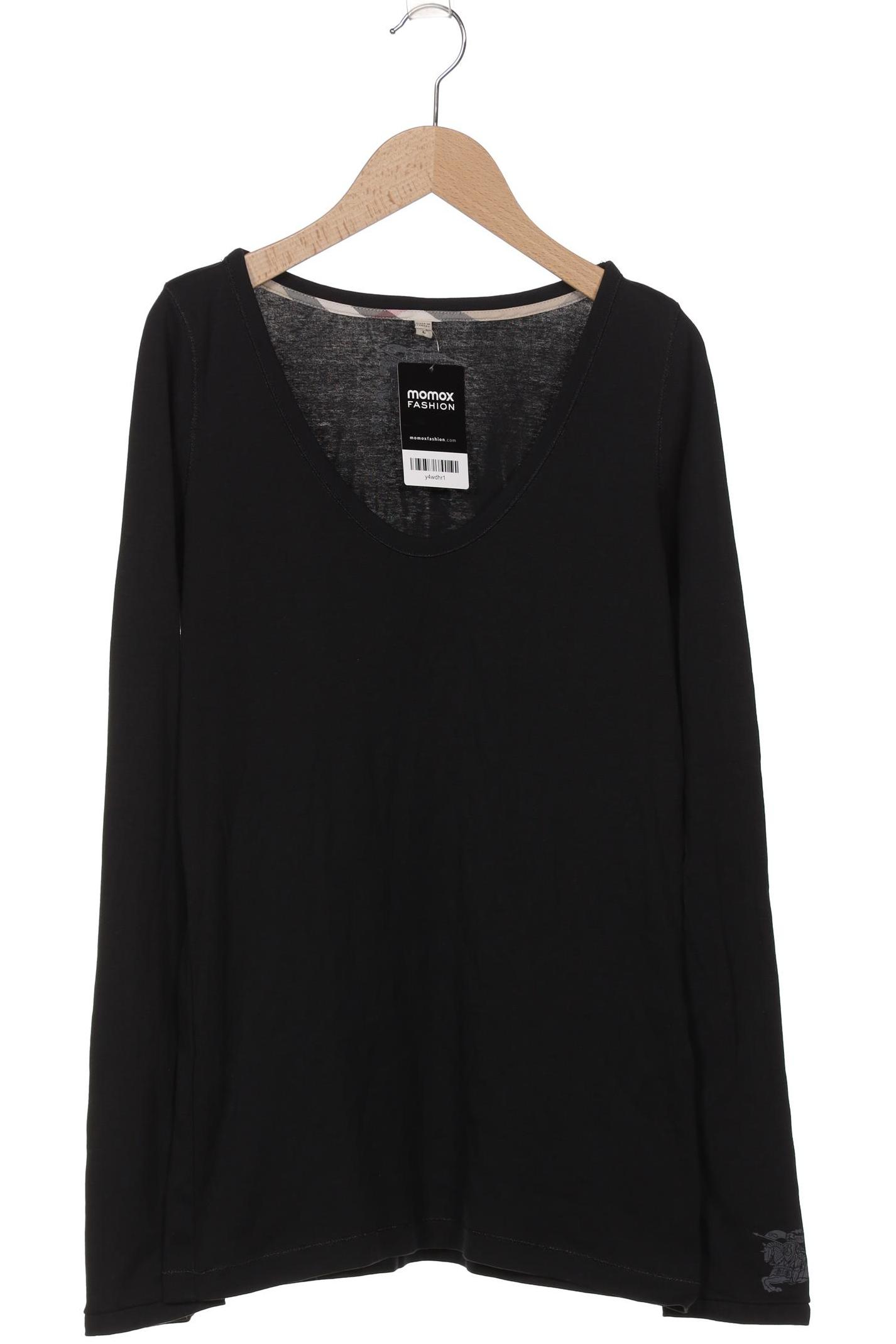 

Burberry Damen Langarmshirt, schwarz, Gr. 42