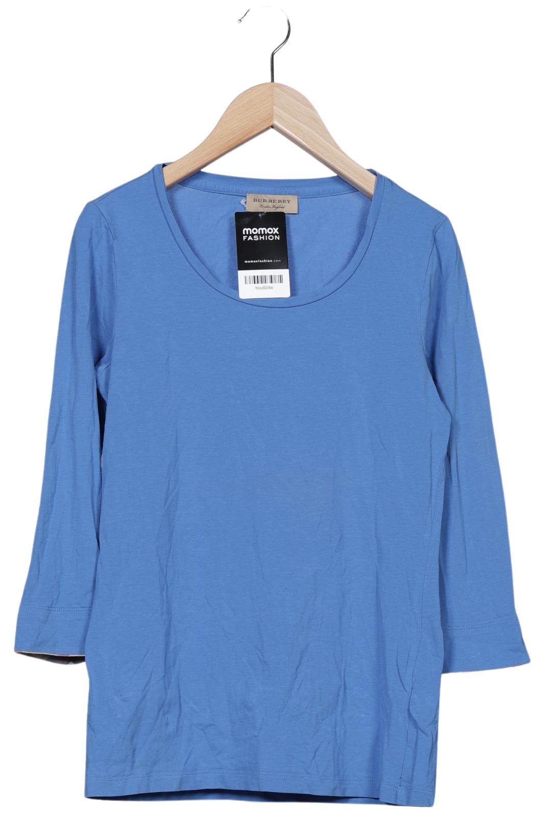 

Burberry Damen Langarmshirt, blau, Gr. 36