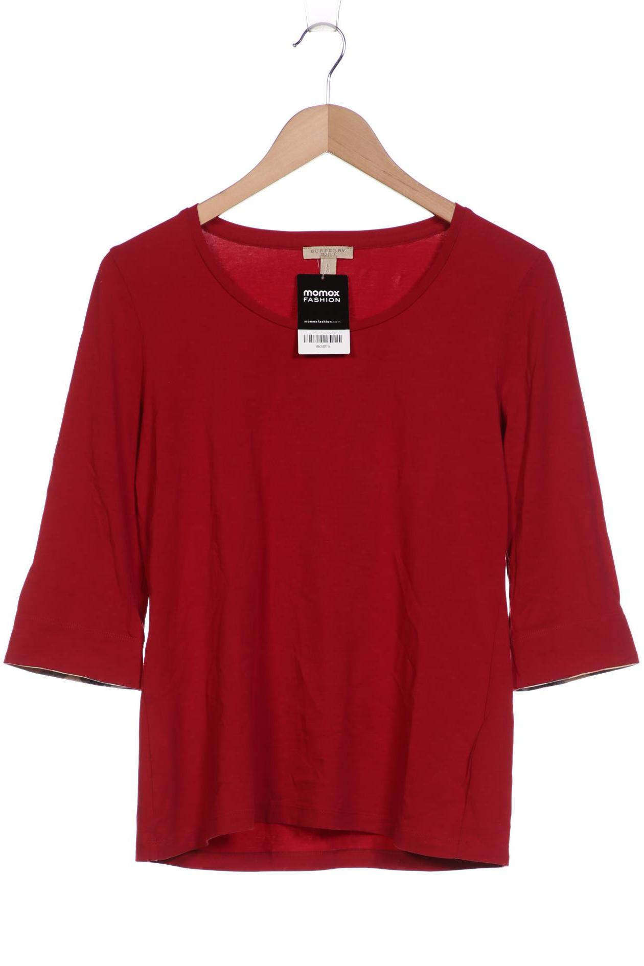 

Burberry Damen Langarmshirt, bordeaux, Gr. 42