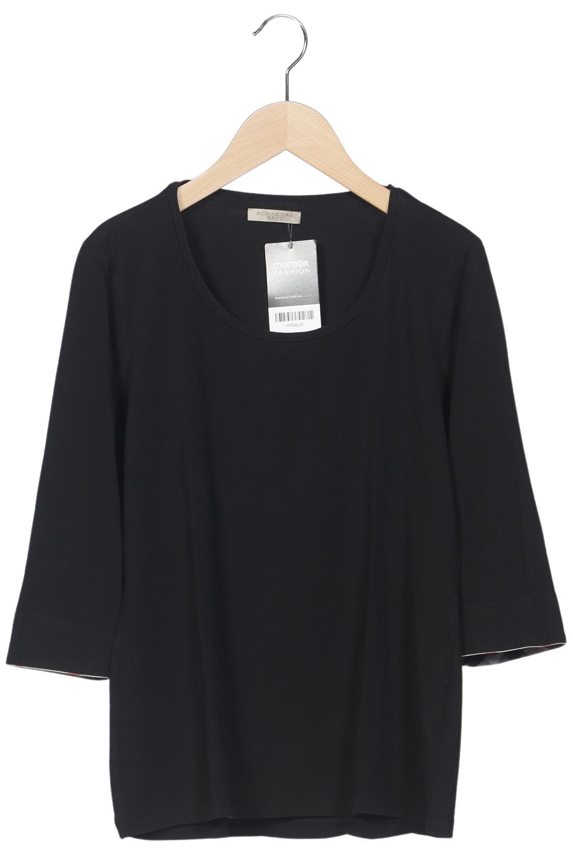 

Burberry Damen Langarmshirt, schwarz, Gr. 38