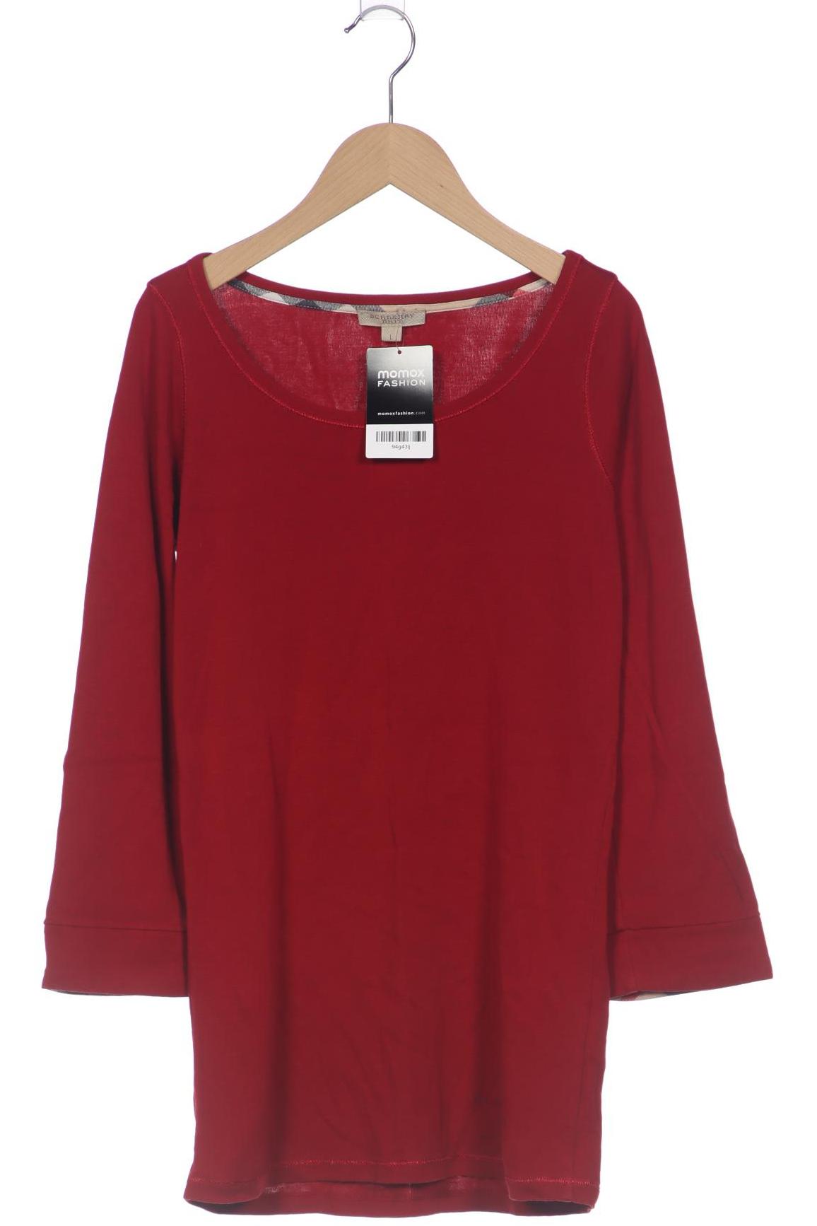 

Burberry Damen Langarmshirt, rot, Gr. 42