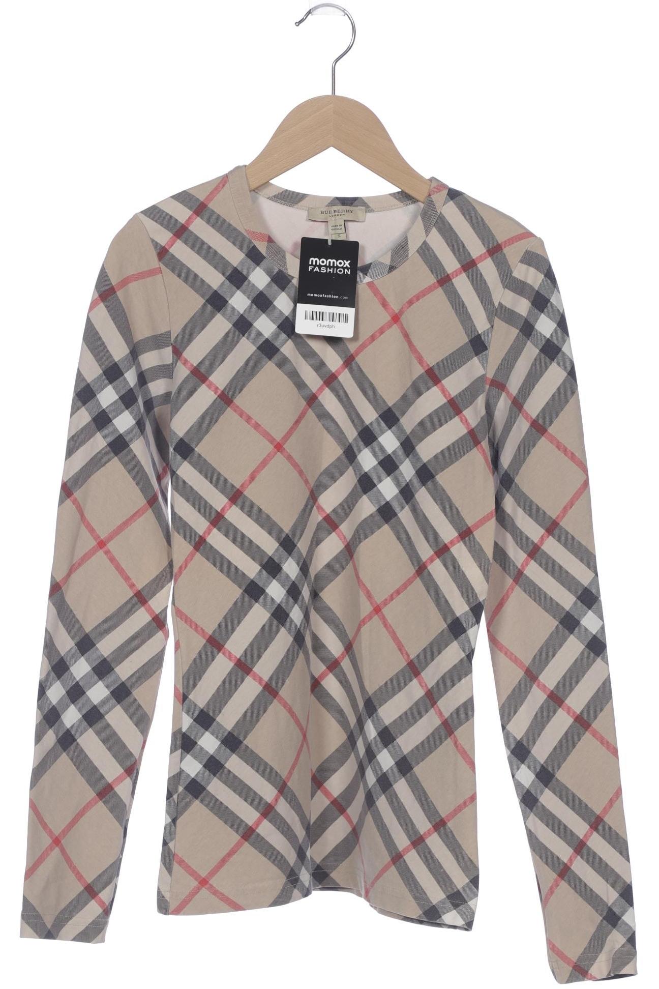 

Burberry Damen Langarmshirt, beige, Gr. 36