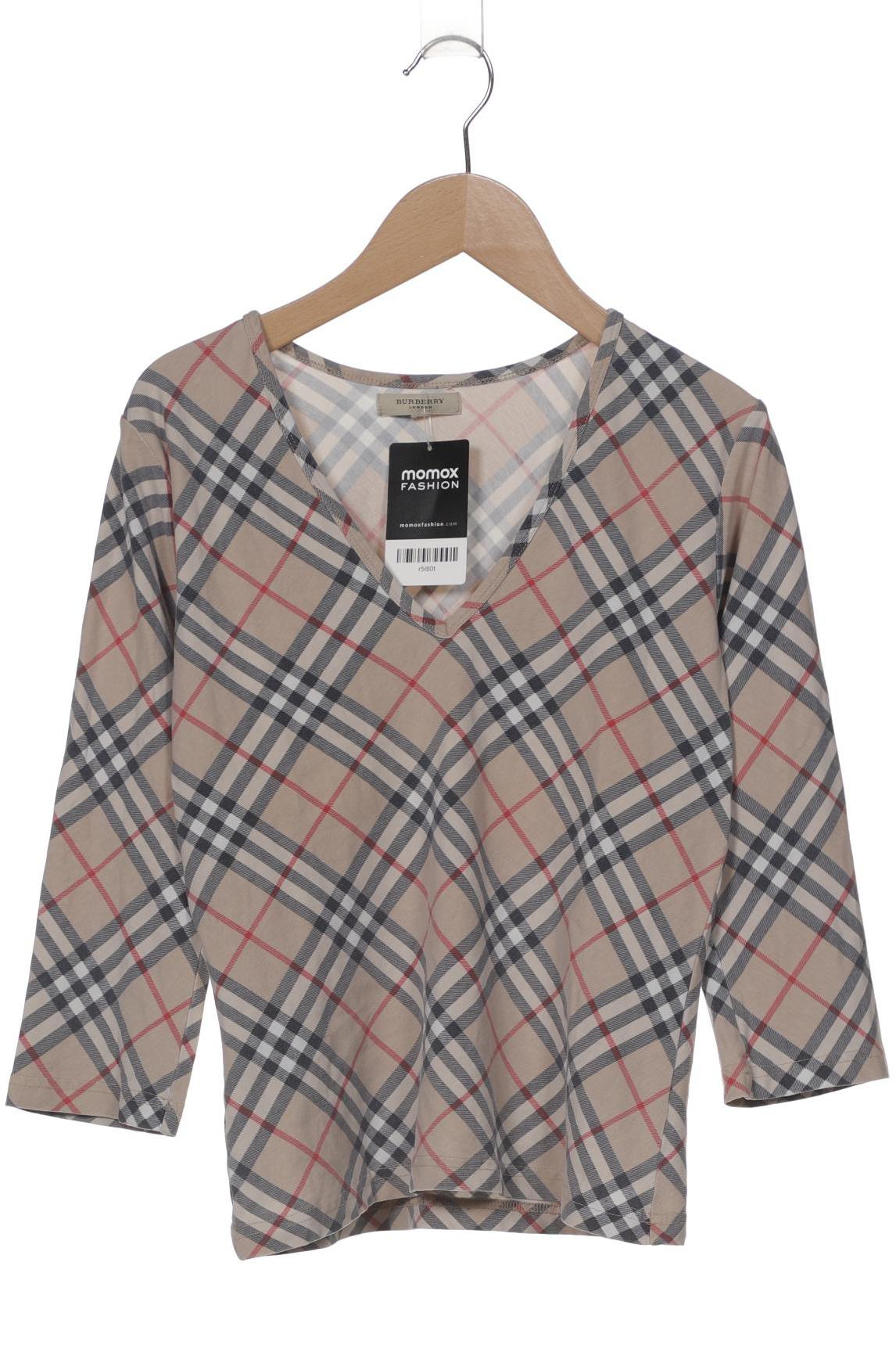

Burberry Damen Langarmshirt, beige, Gr. 38