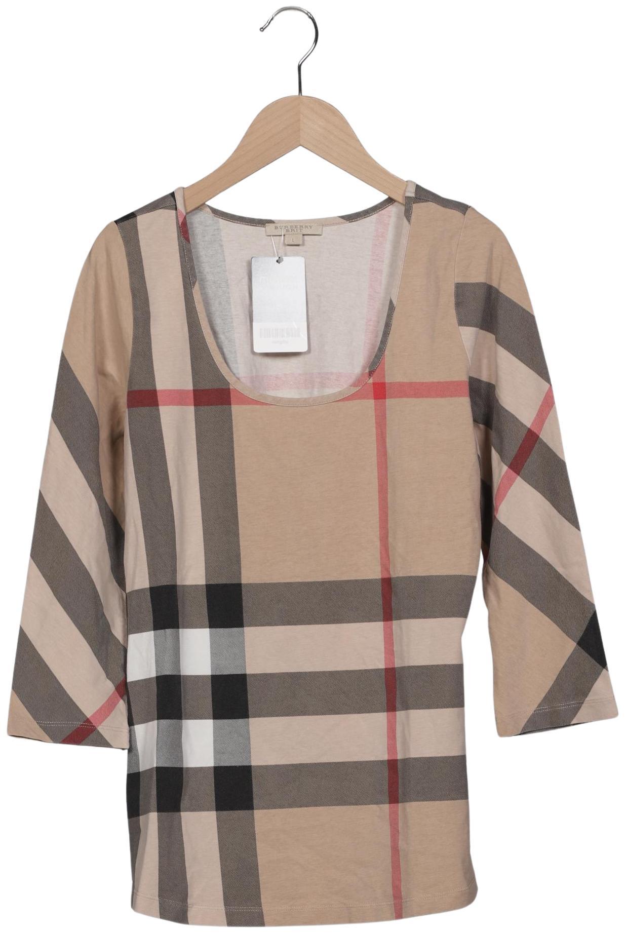 

Burberry Damen Langarmshirt, mehrfarbig, Gr. 42