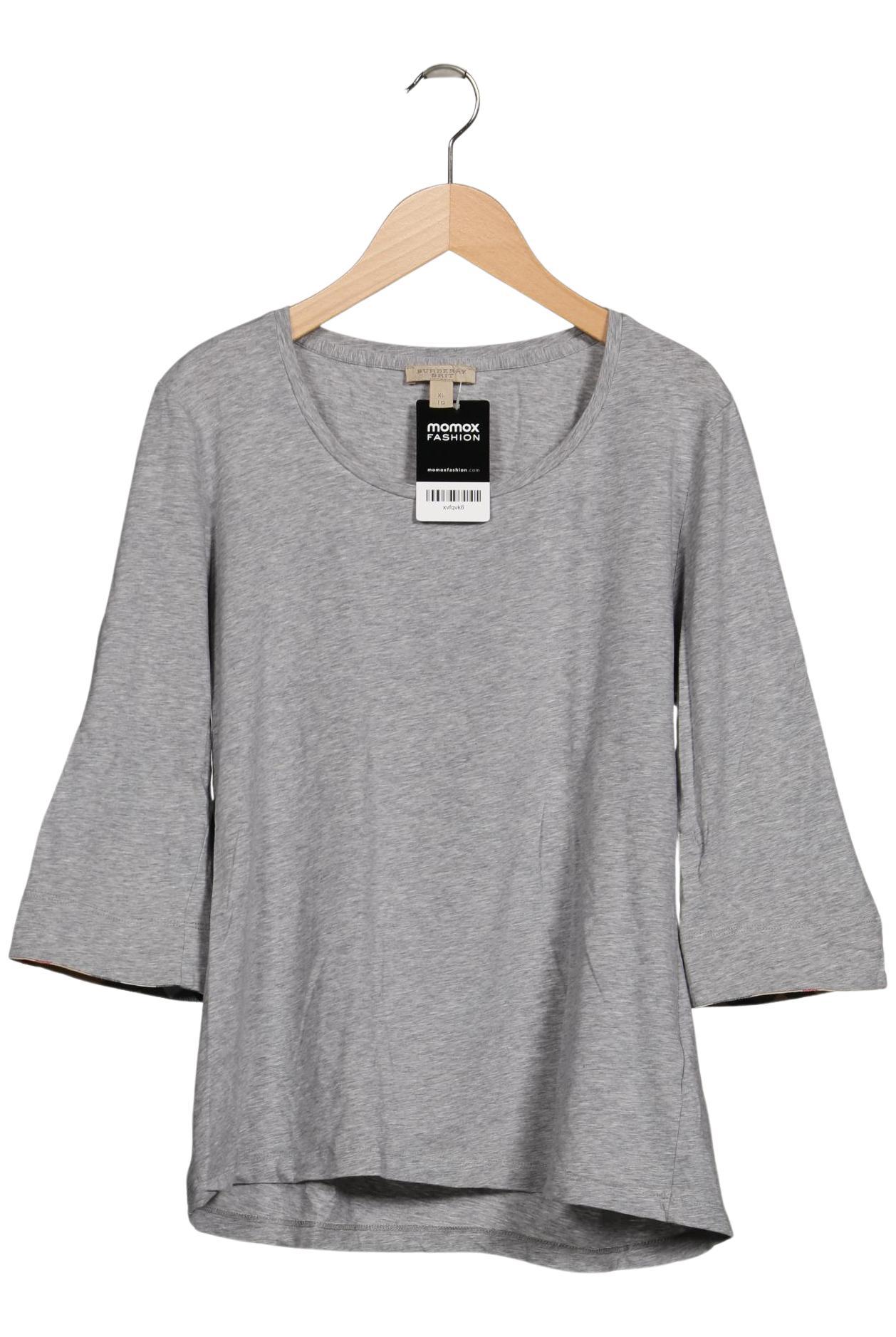 

Burberry Damen Langarmshirt, grau, Gr. 44