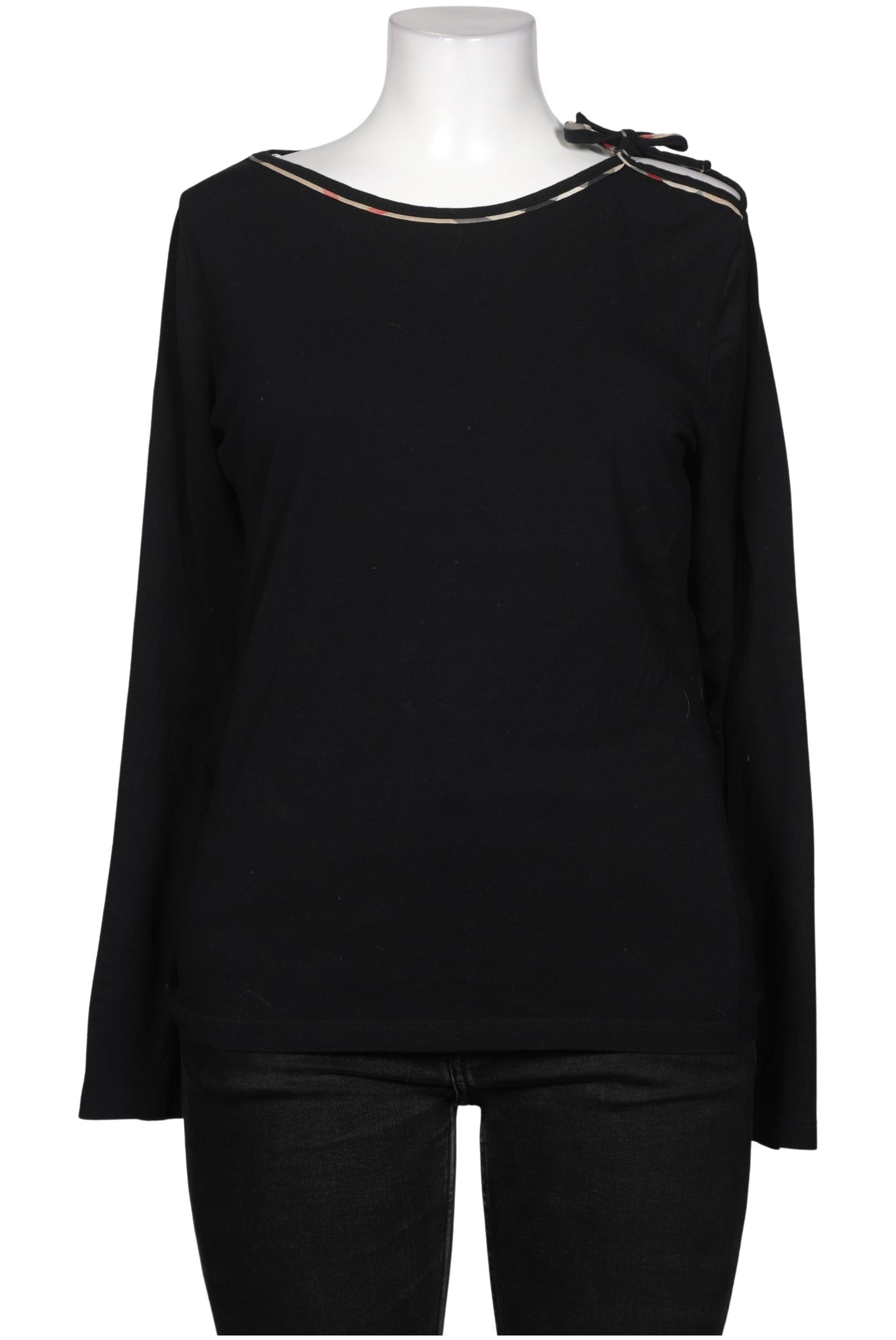 

Burberry Damen Langarmshirt, schwarz, Gr. 44