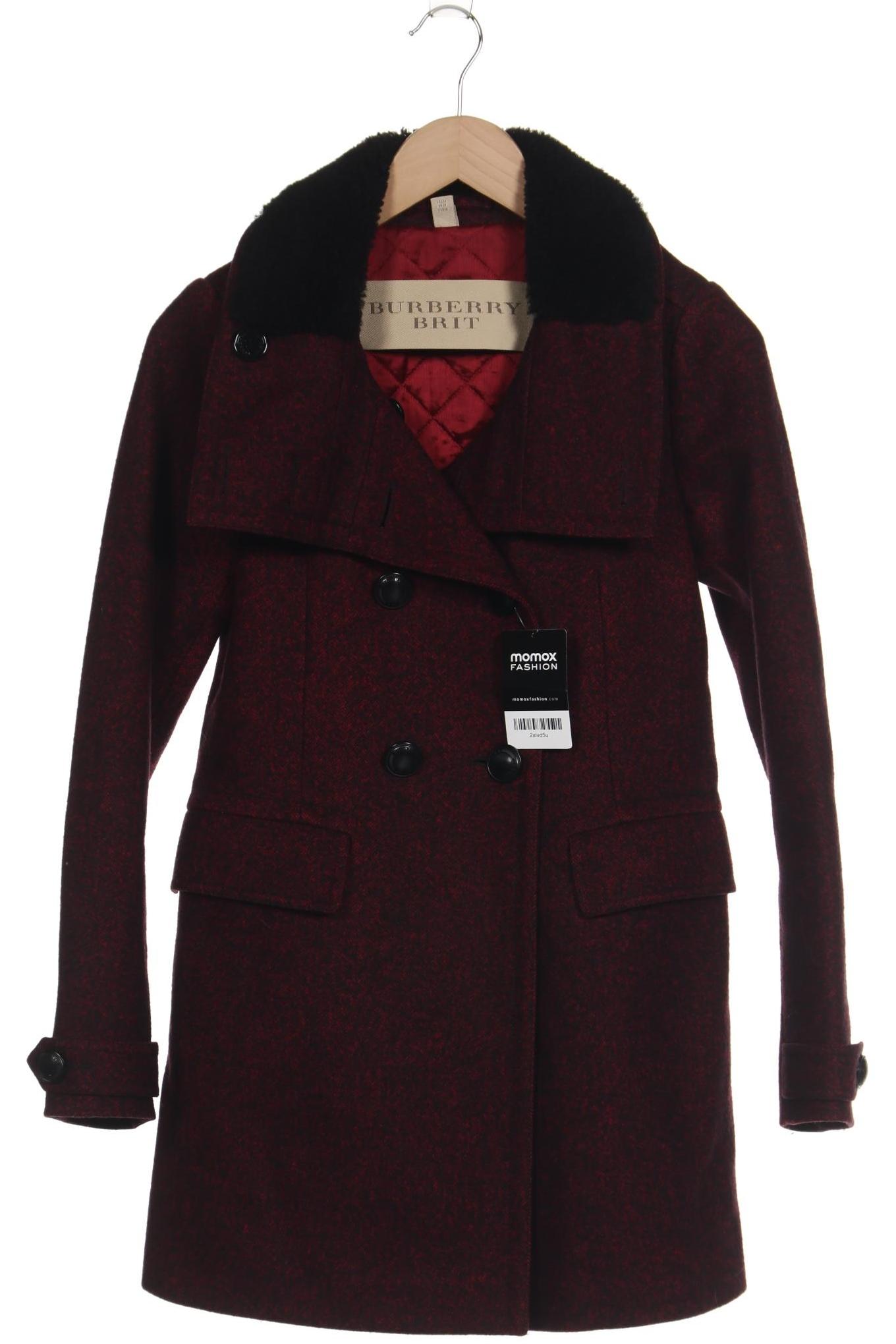 

Burberry Damen Mantel, bordeaux, Gr. 34