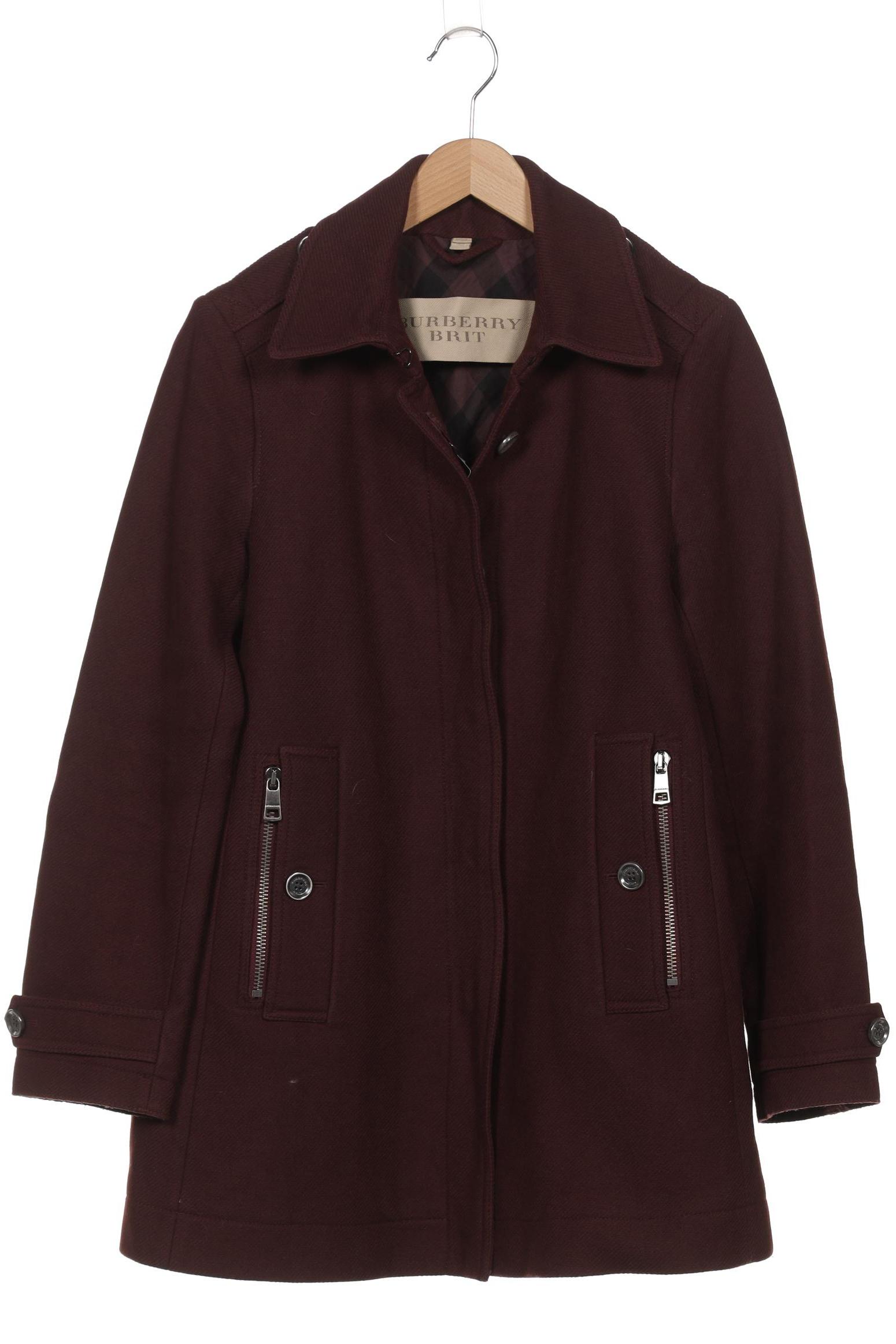 

Burberry Damen Mantel, bordeaux, Gr. 40