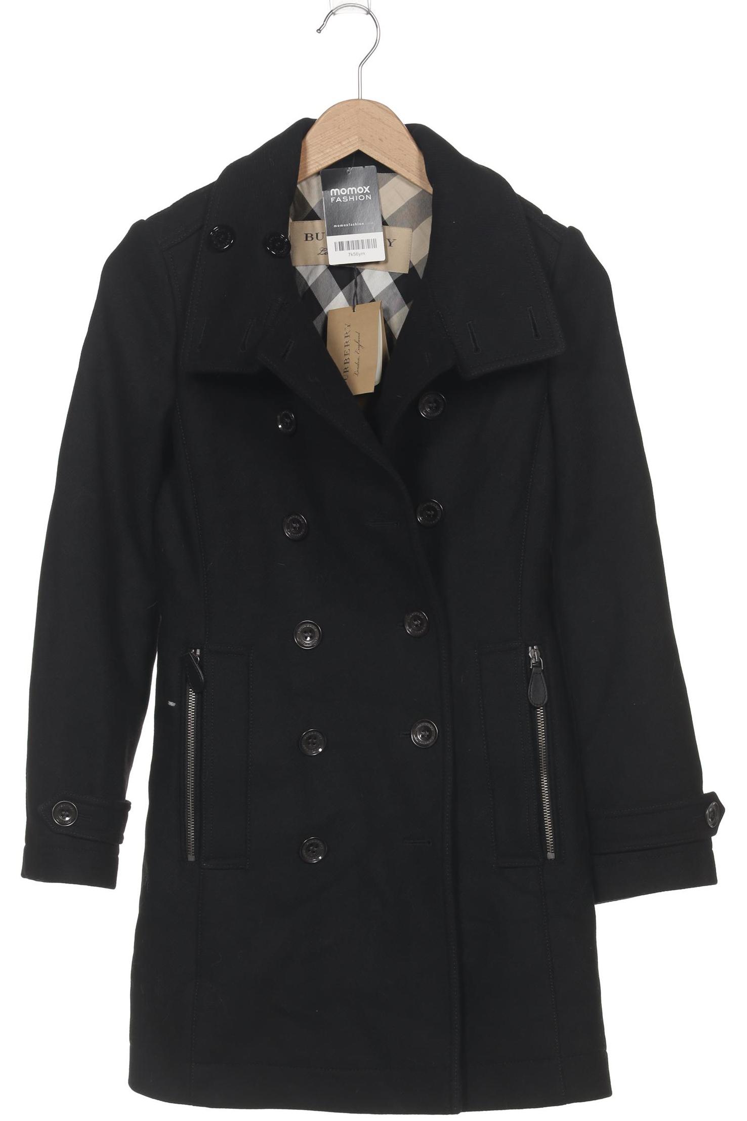 

Burberry Damen Mantel, schwarz, Gr. 4