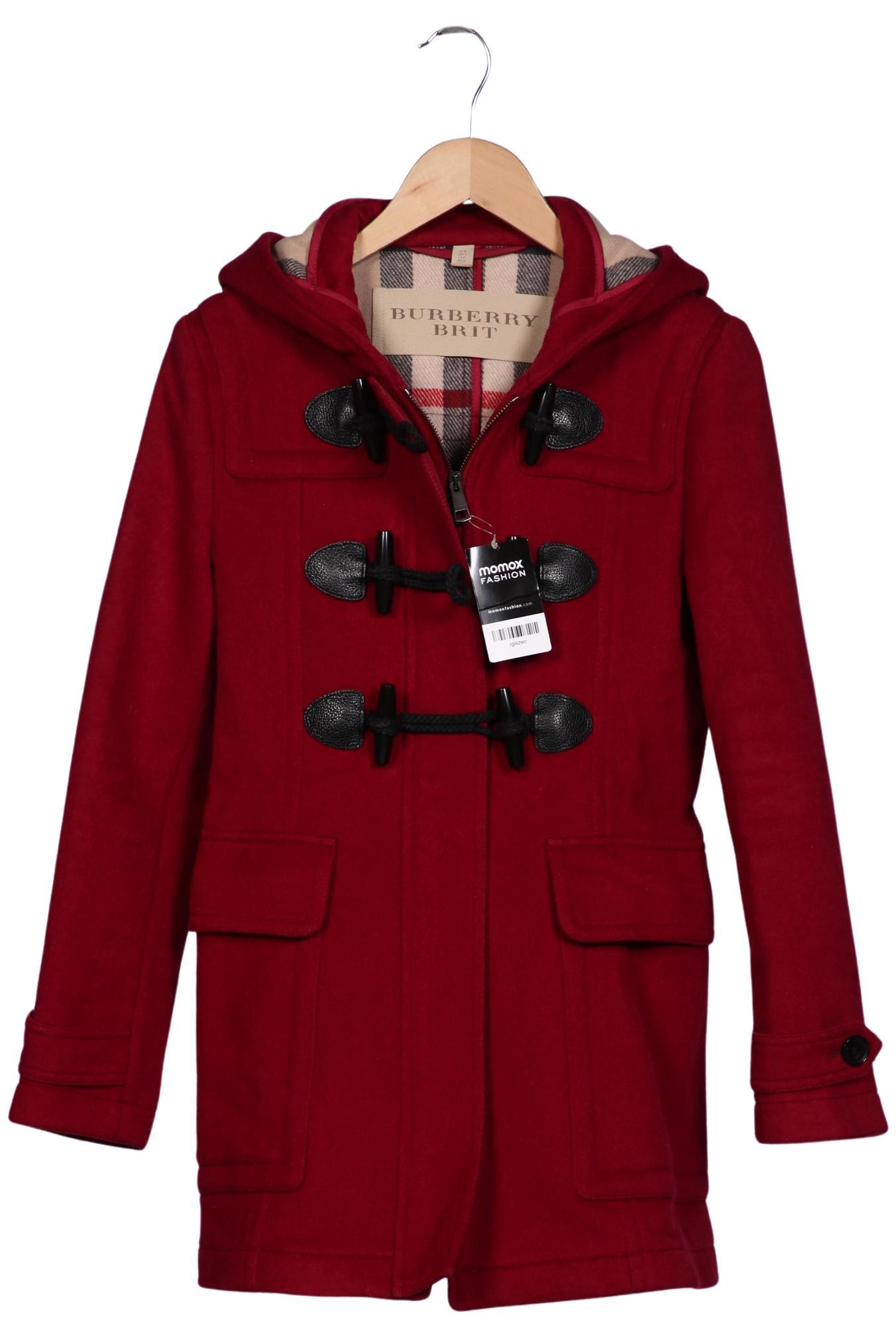 

Burberry Damen Mantel, bordeaux, Gr. 38