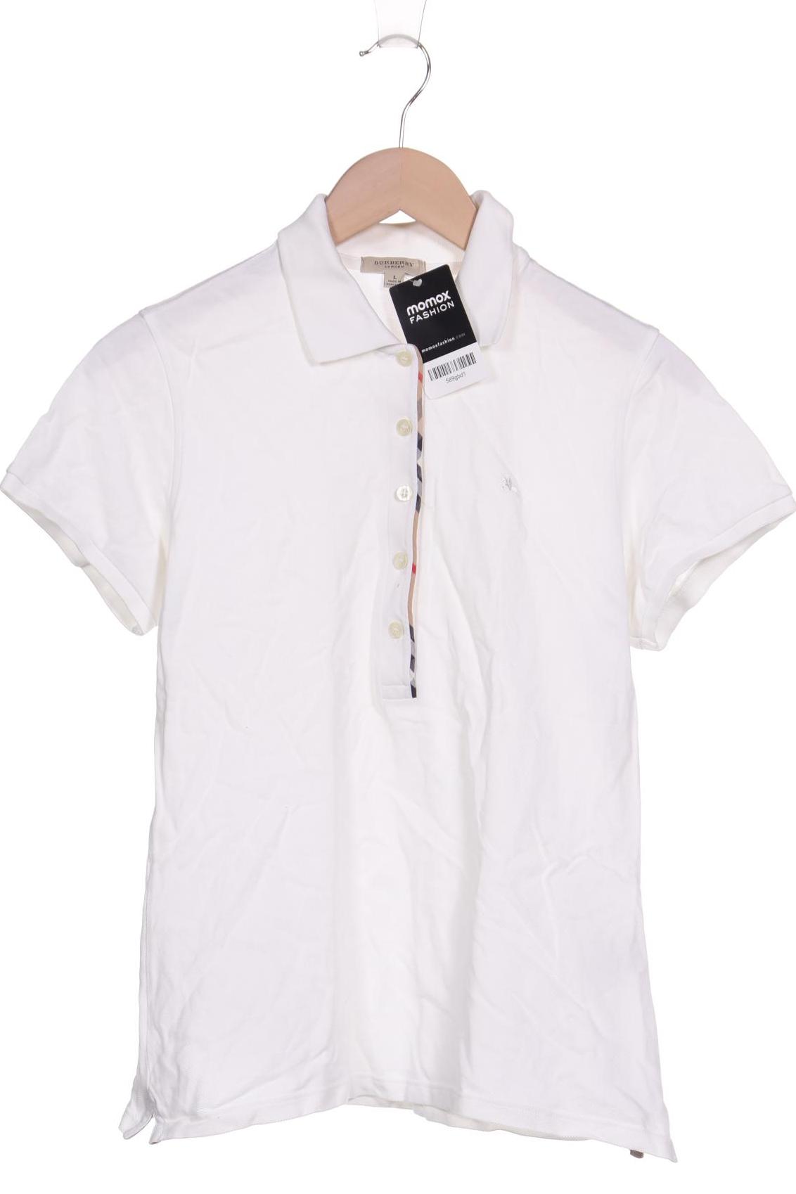 

Burberry Damen Poloshirt, weiß, Gr. 42
