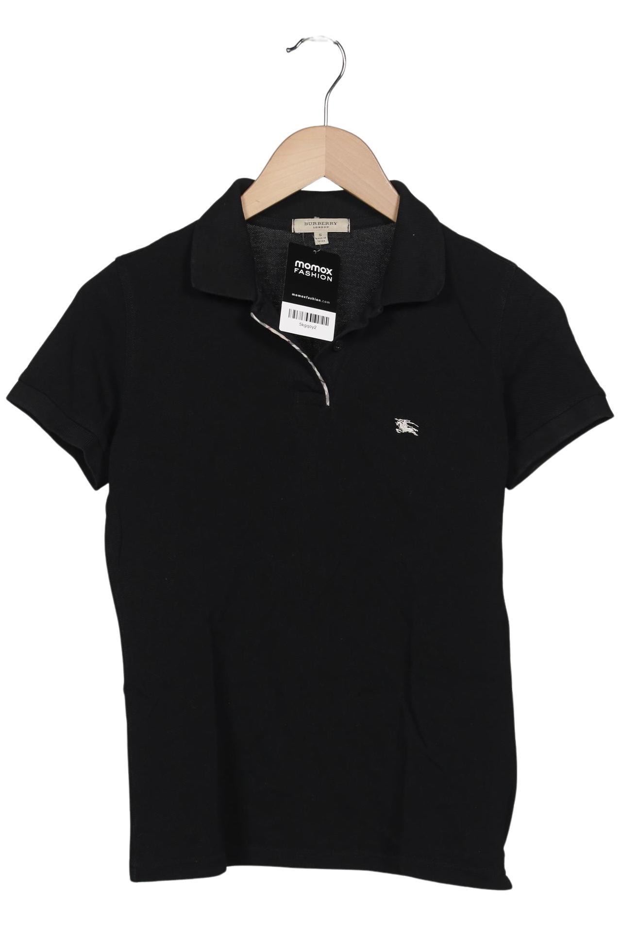 

Burberry Damen Poloshirt, schwarz, Gr. 36