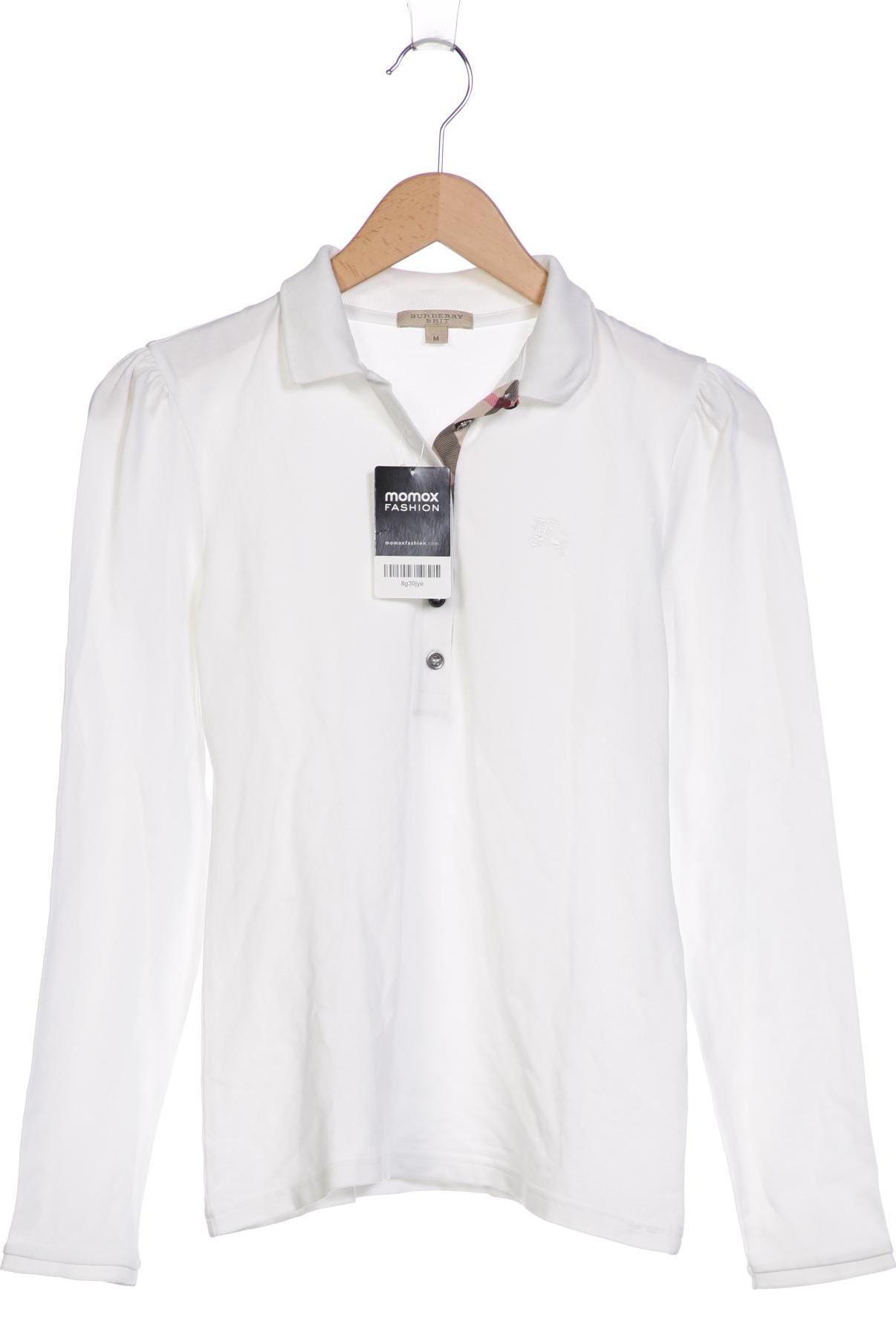 

Burberry Damen Poloshirt, weiß, Gr. 38