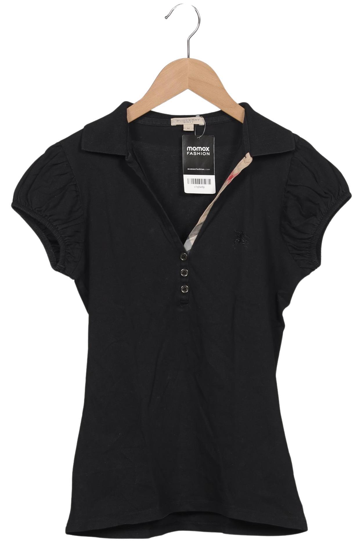 

Burberry Damen Poloshirt, schwarz, Gr. 38