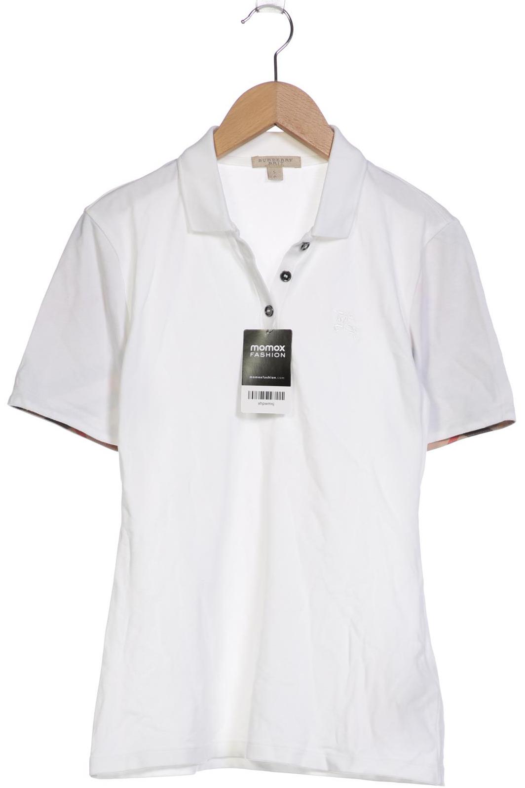 

Burberry Damen Poloshirt, weiß, Gr. 36