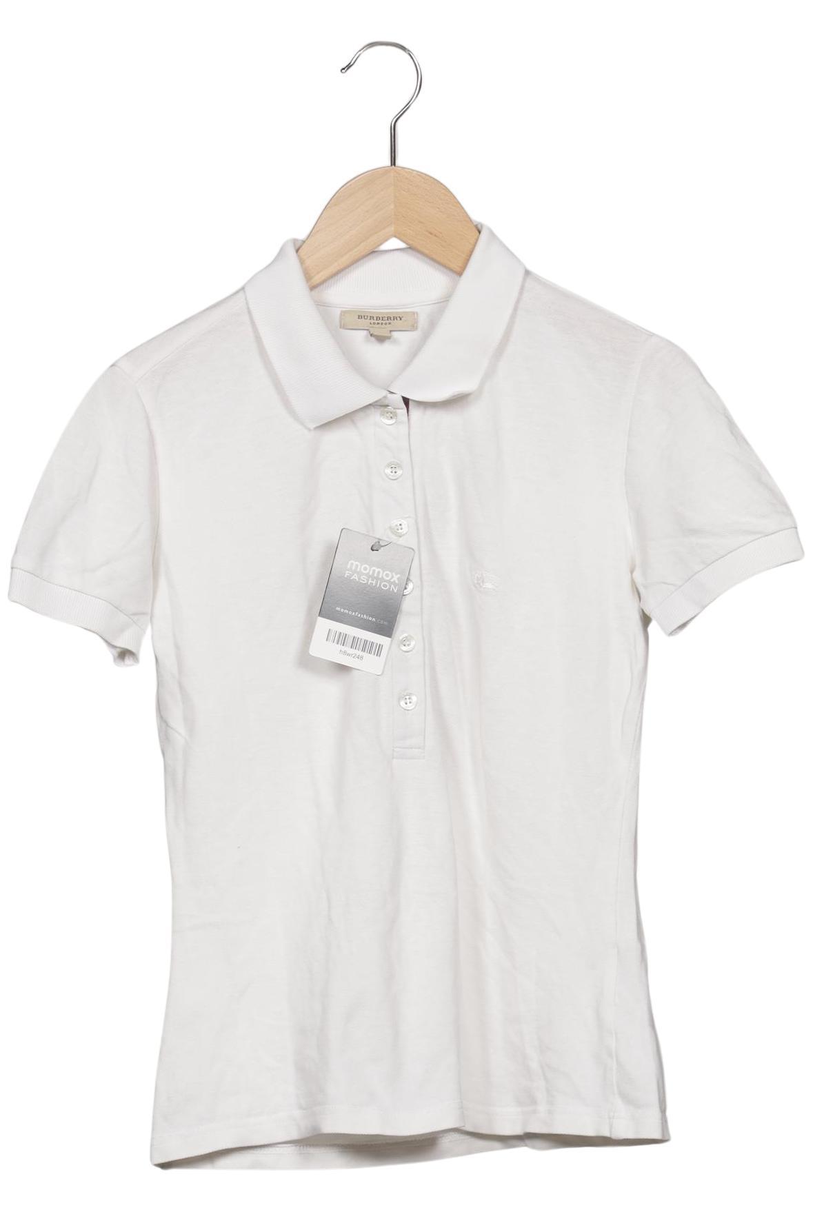 

Burberry Damen Poloshirt, weiß, Gr. 34
