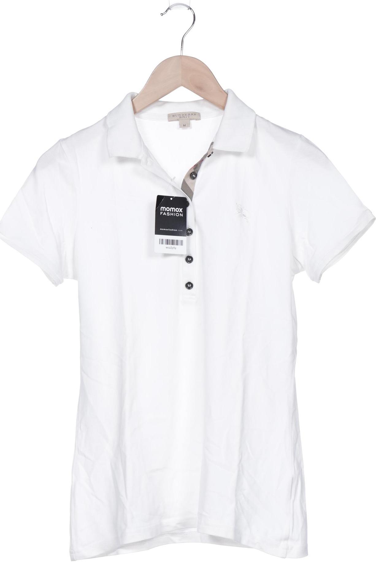 

Burberry Damen Poloshirt, weiß, Gr. 38