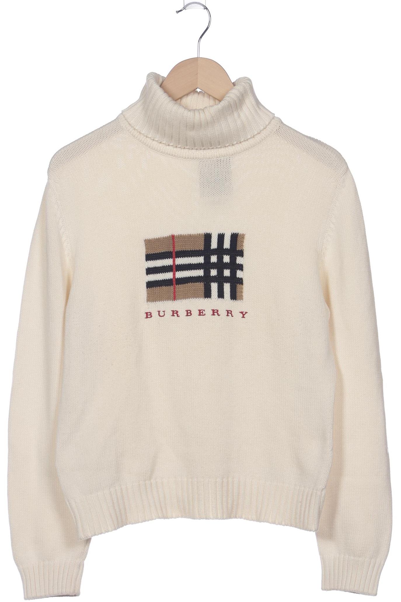 

Burberry Damen Pullover, cremeweiß, Gr. 46