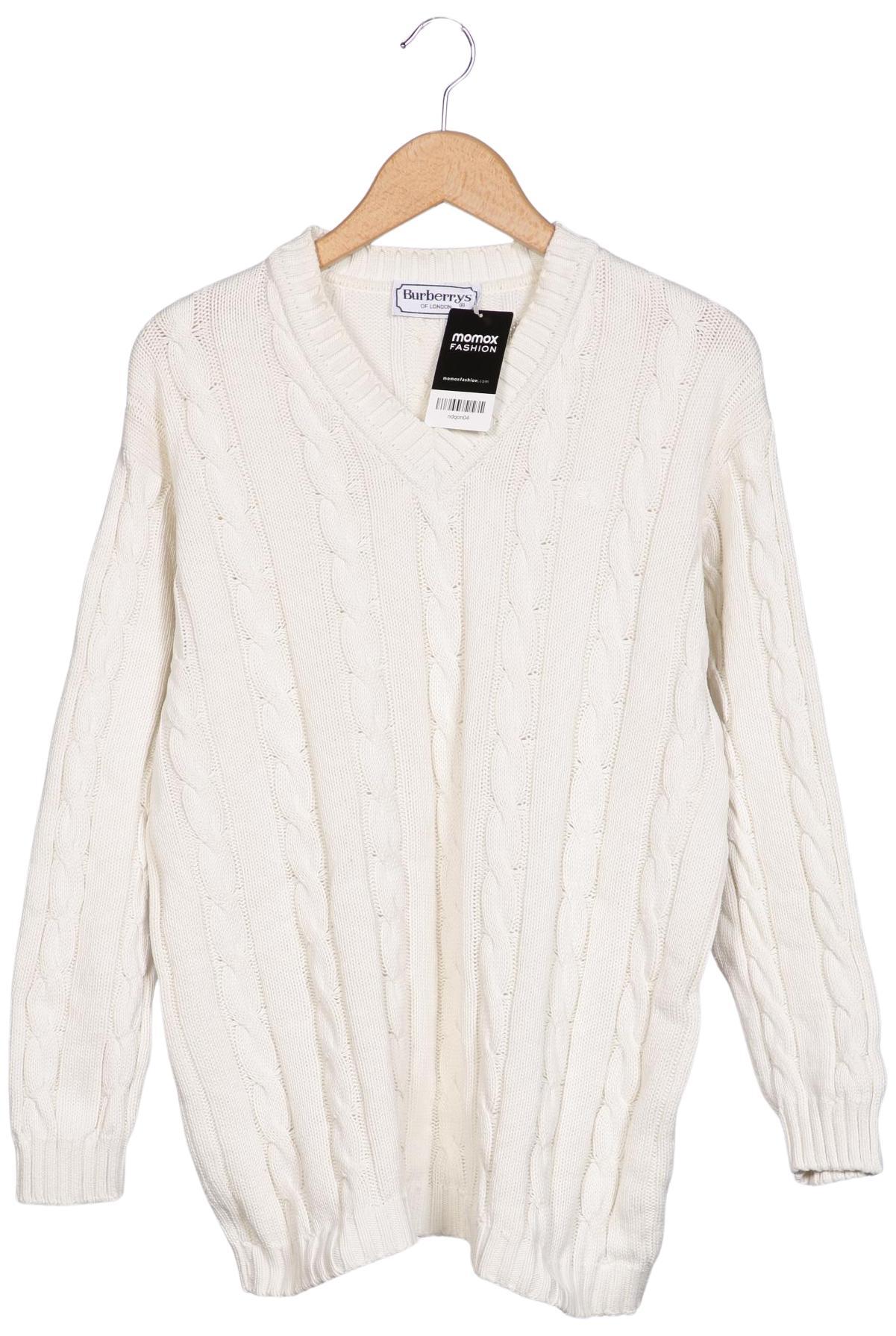 

Burberry Damen Pullover, cremeweiß, Gr. 46