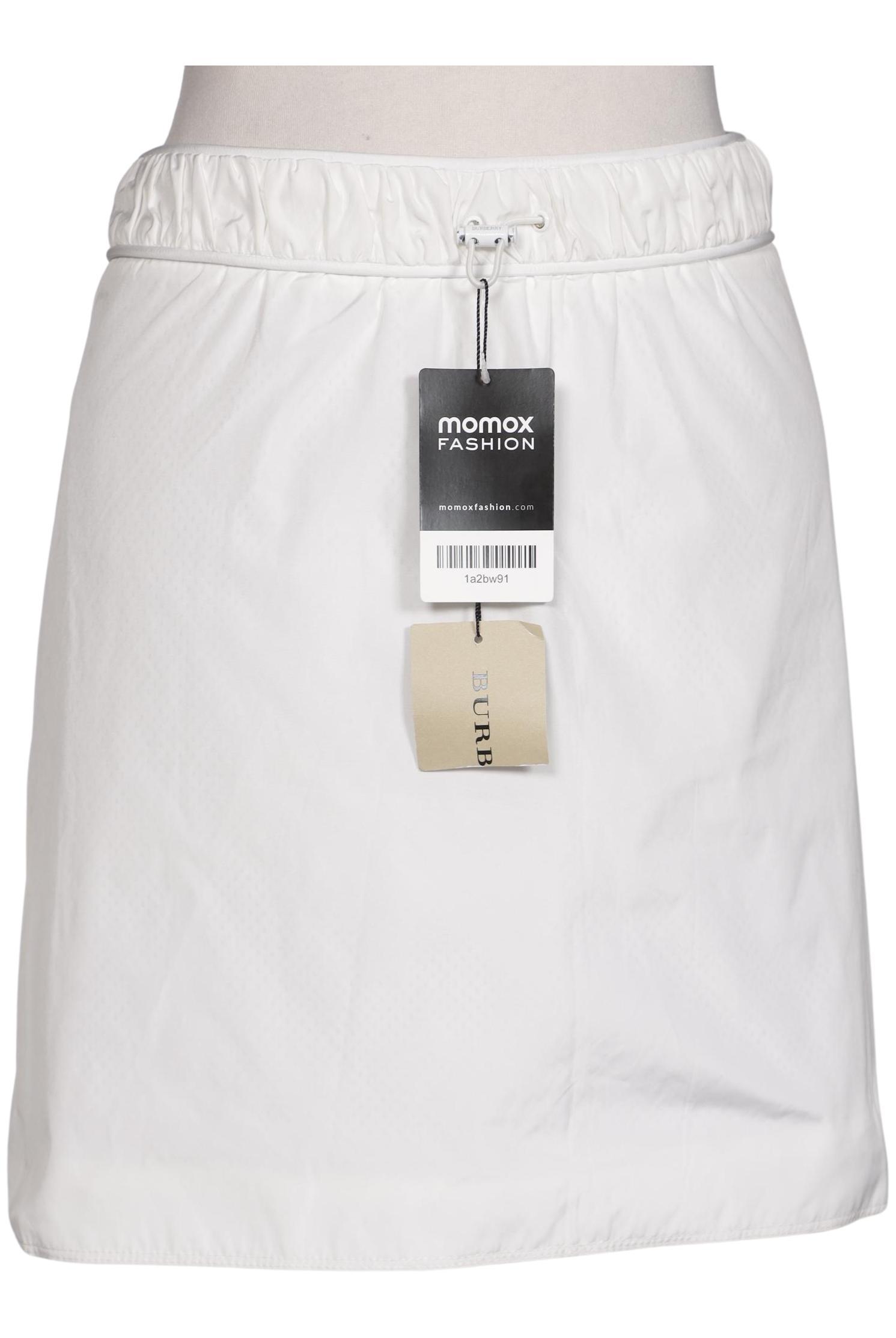 

Burberry Damen Rock, weiß, Gr. 6